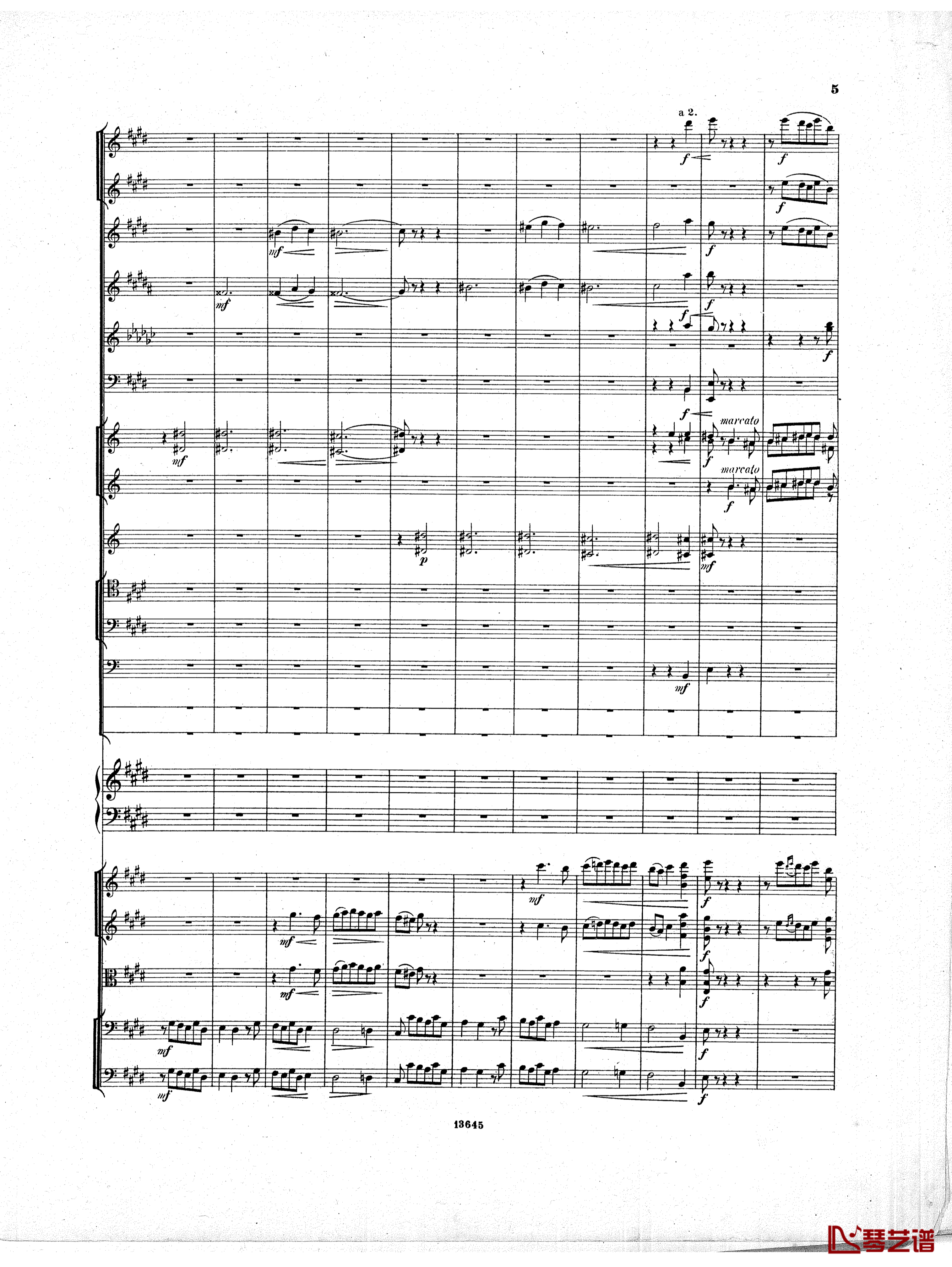 Lyapunov 降E小调第一钢琴协奏曲 Op.4钢琴谱-Lyapunov4