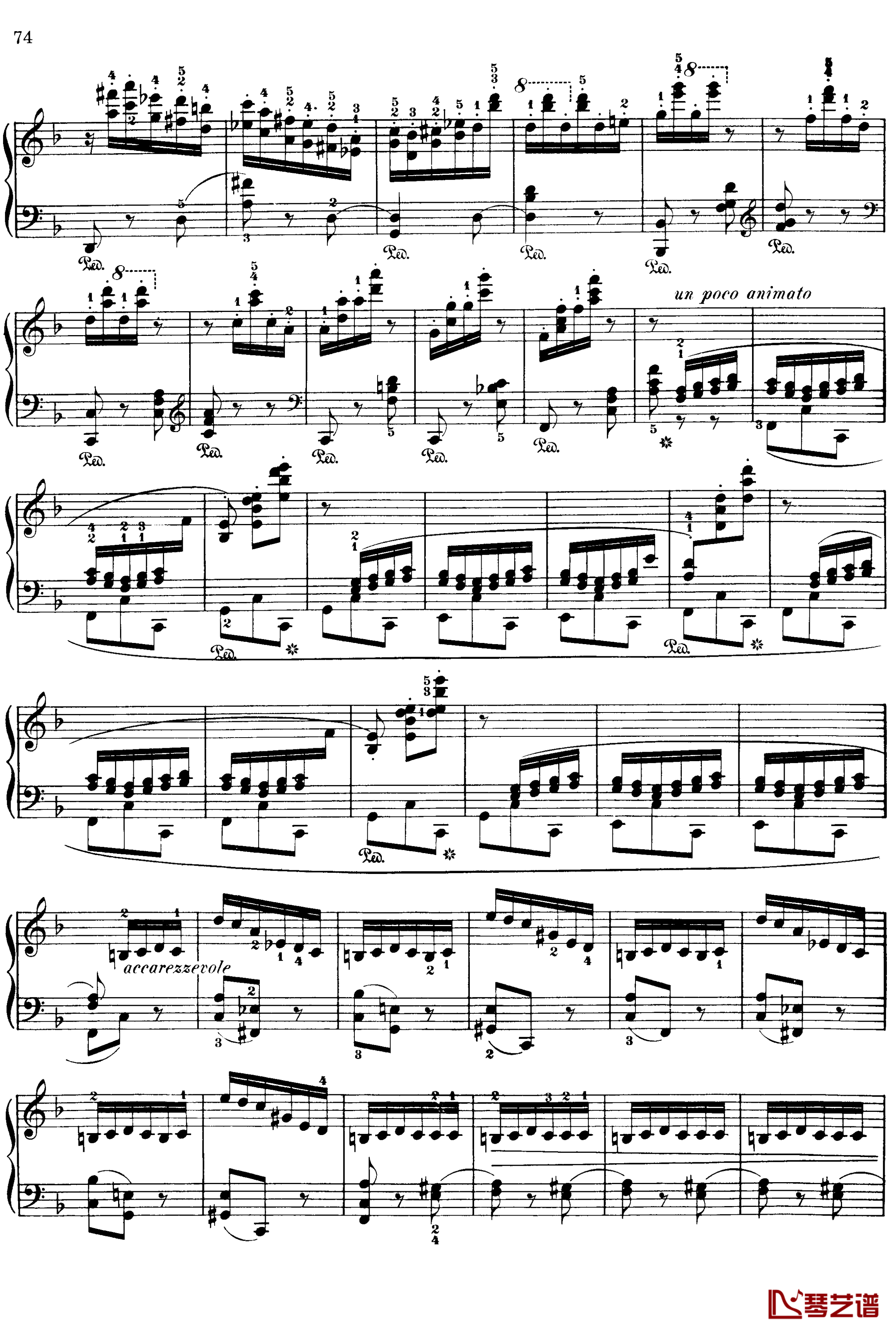 西班牙随想曲 Op.37钢琴谱-莫什科夫斯基-Moszkowski9