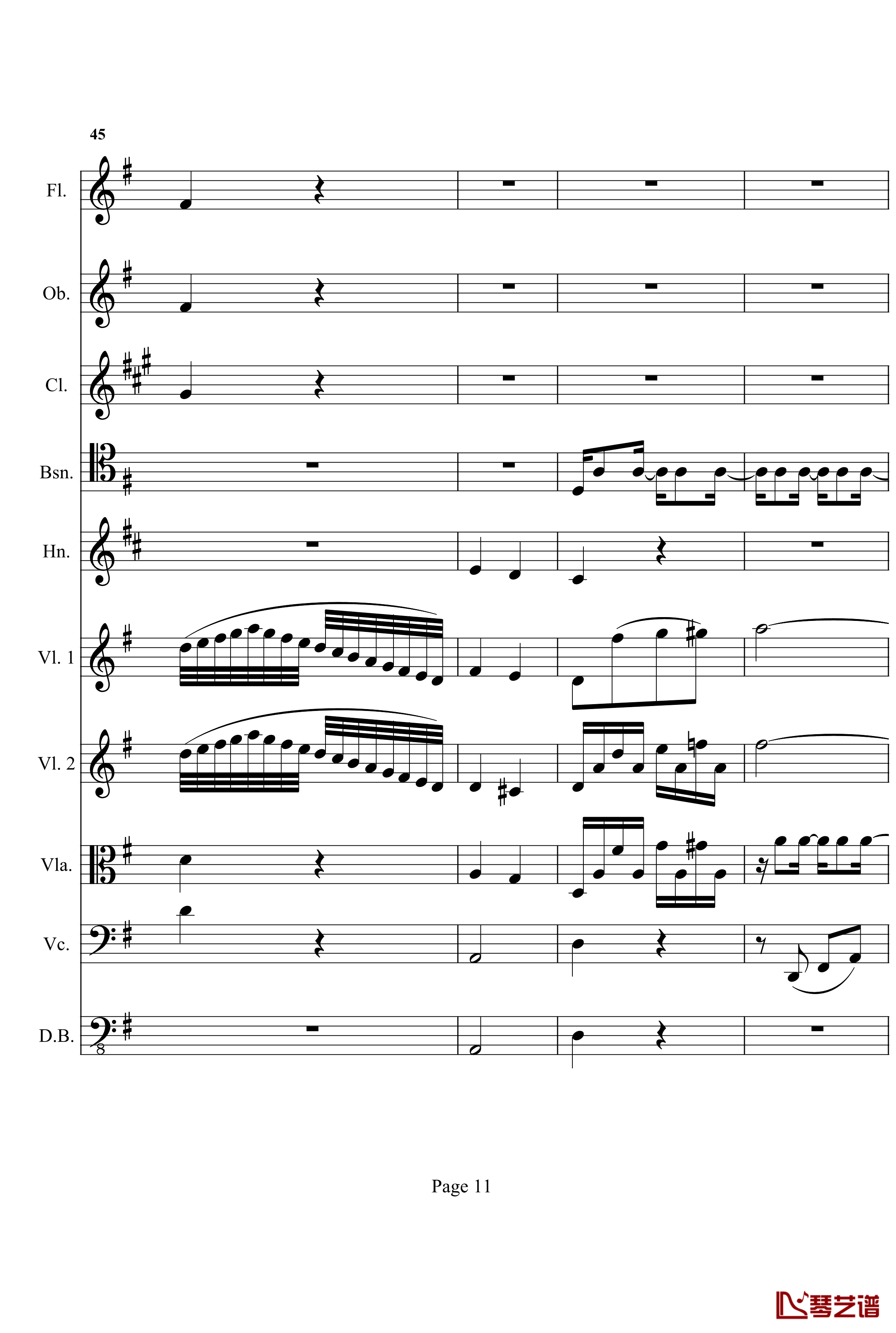 奏鸣曲之交响钢琴谱- 第十首-Ⅰ-贝多芬-beethoven11