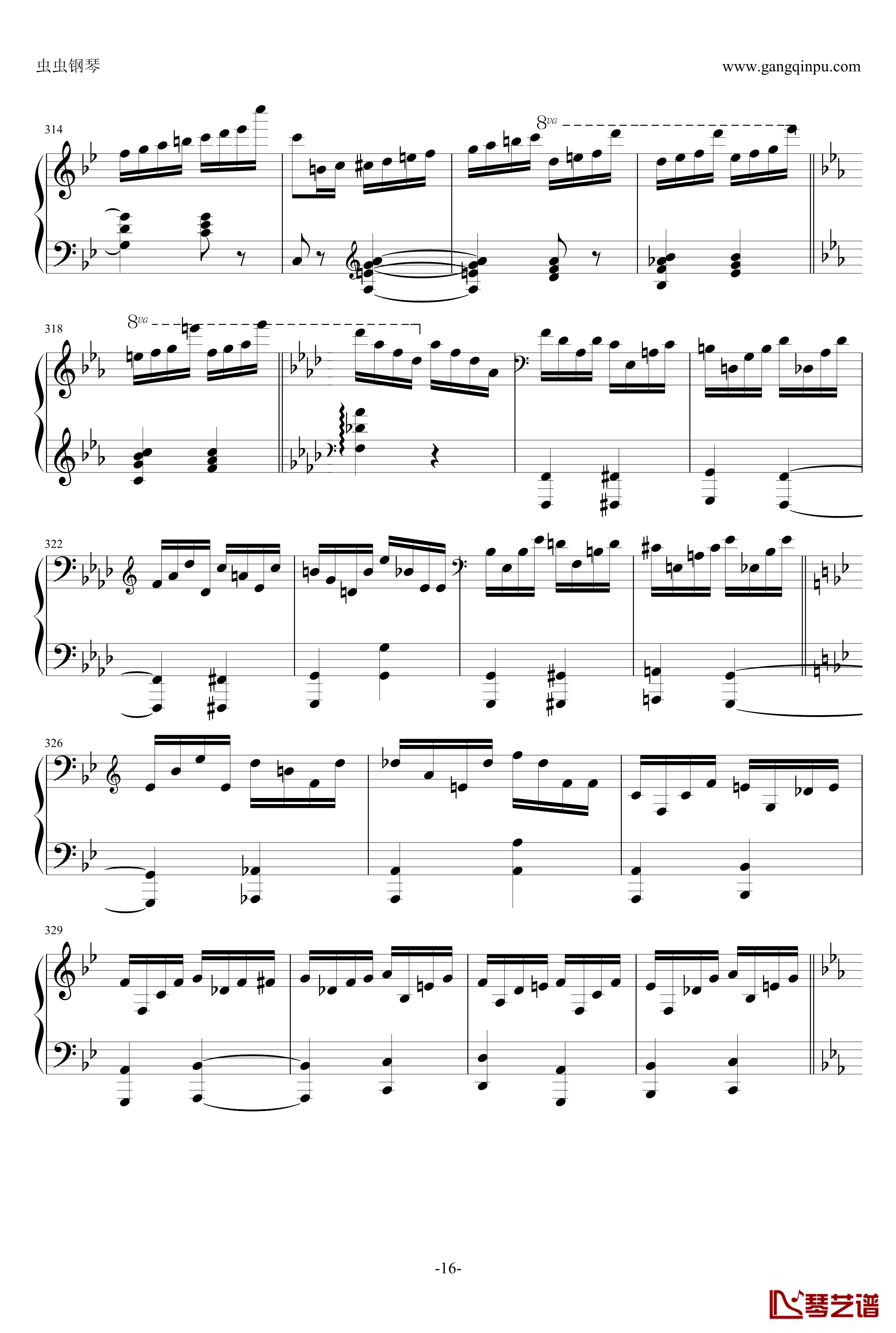第三钢琴回旋曲Op.16钢琴谱-肖邦-chopin16