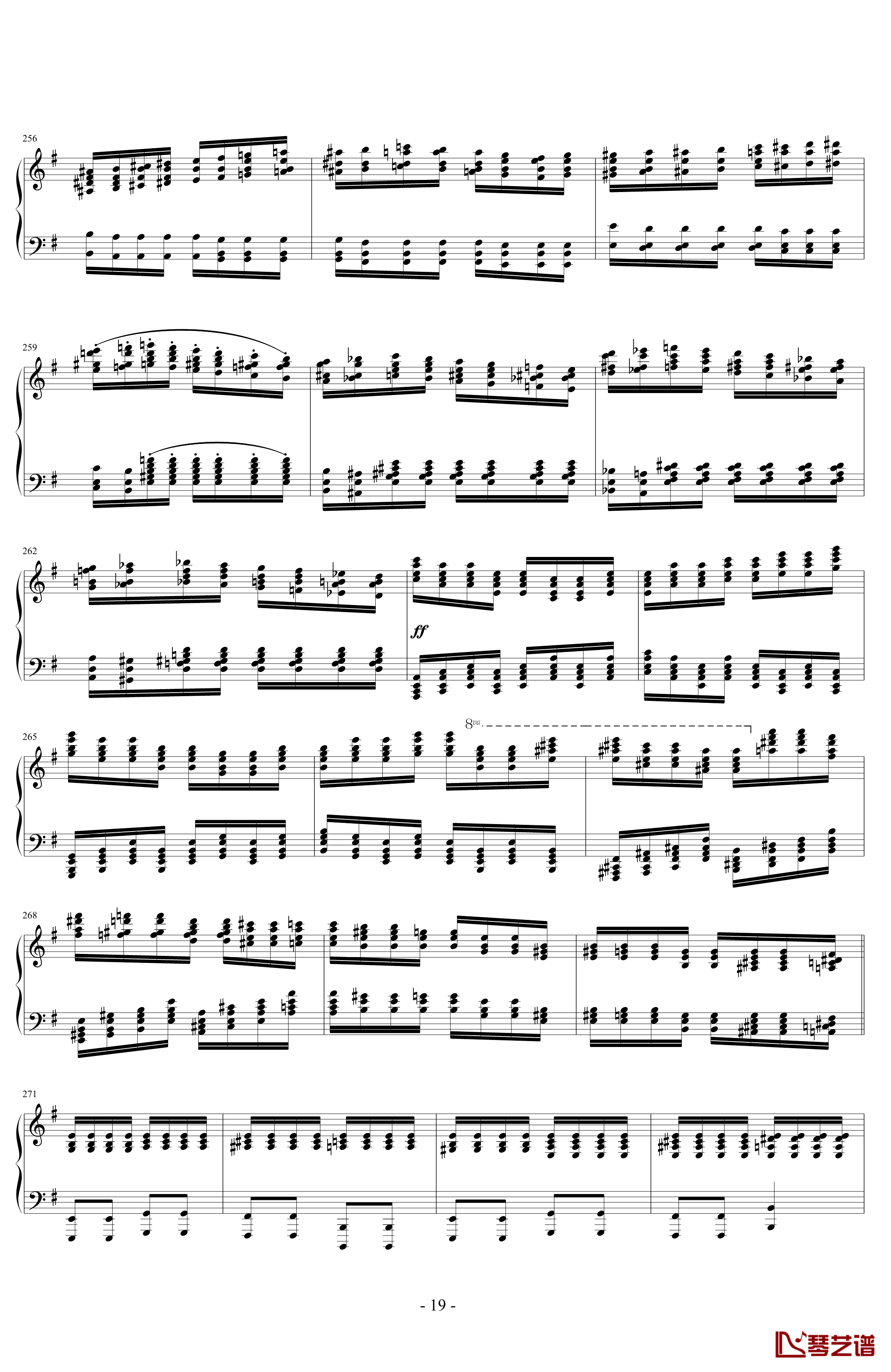 阿尔坎Op.39 No.12 变奏曲钢琴谱-Charles-Valentin Alkan19