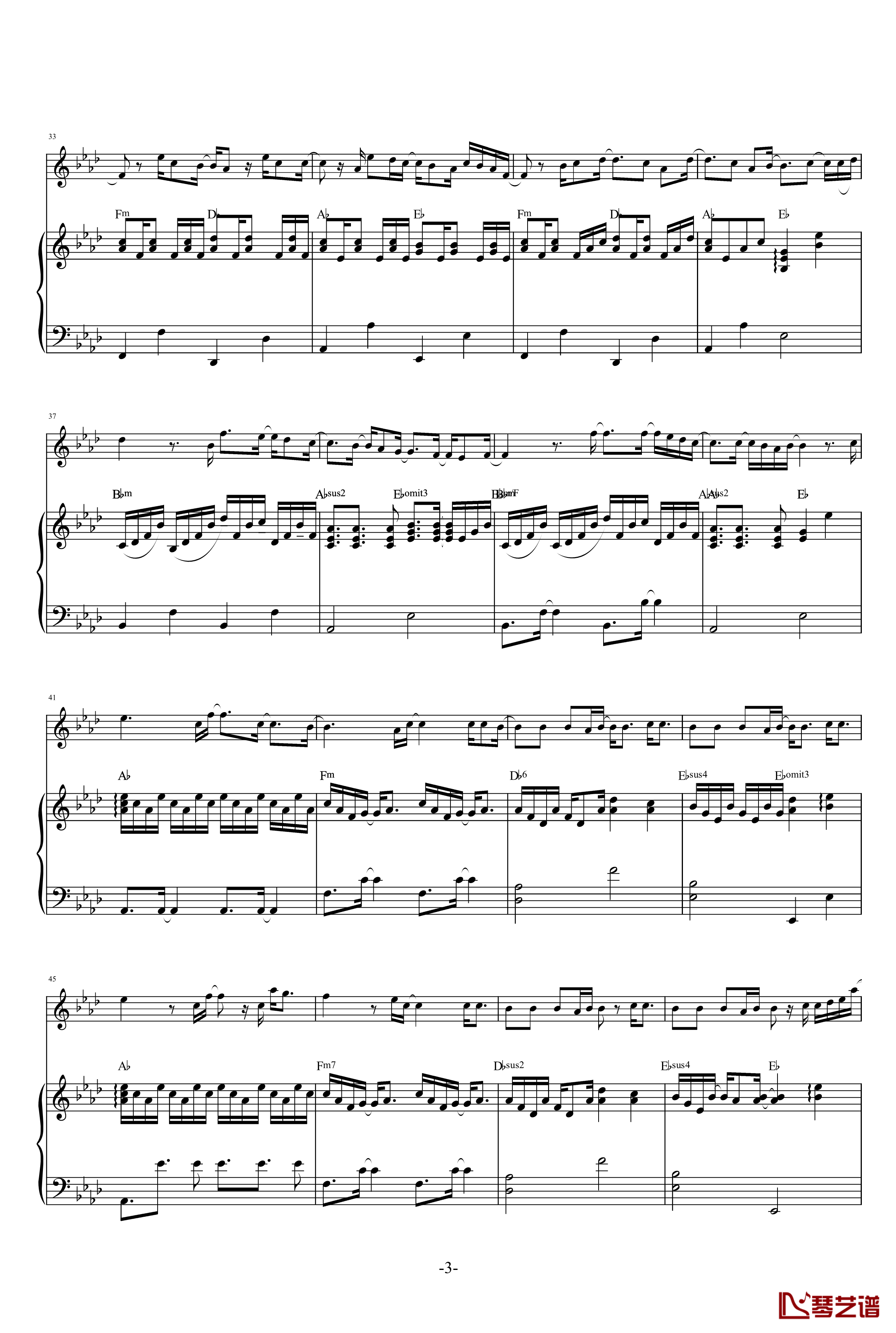 All of me Piano Accompaniment钢琴谱-John Legend3