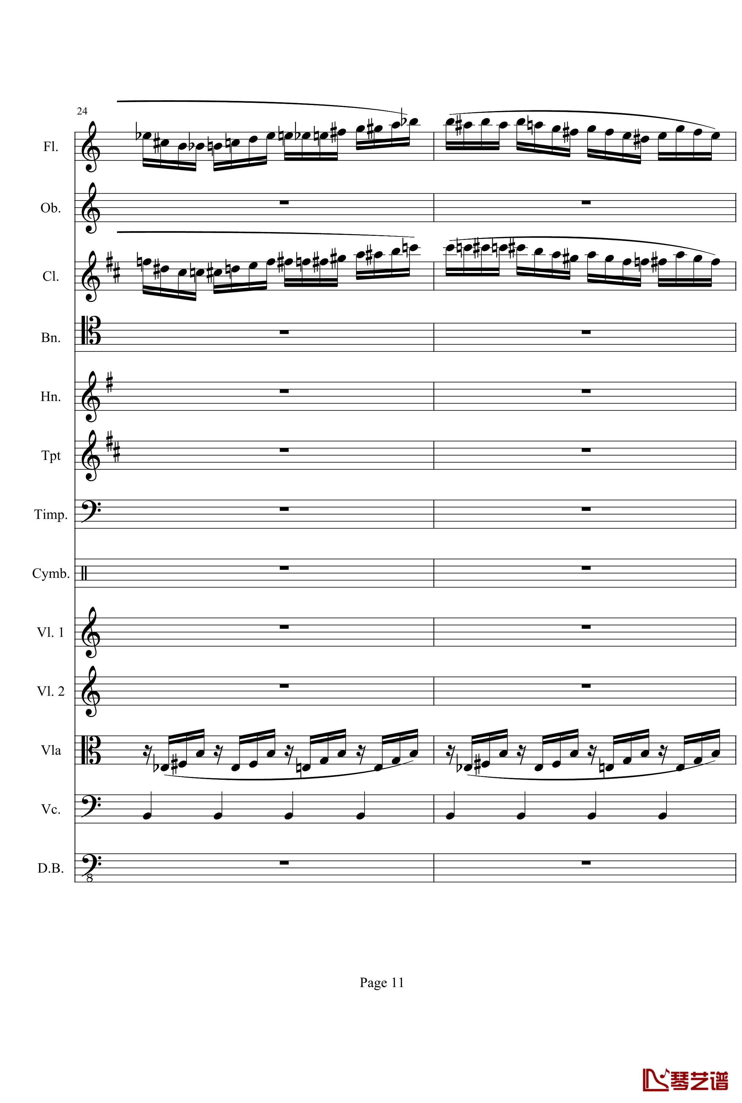 奏鸣曲之交响钢琴谱-第21首-Ⅰ-贝多芬-beethoven11