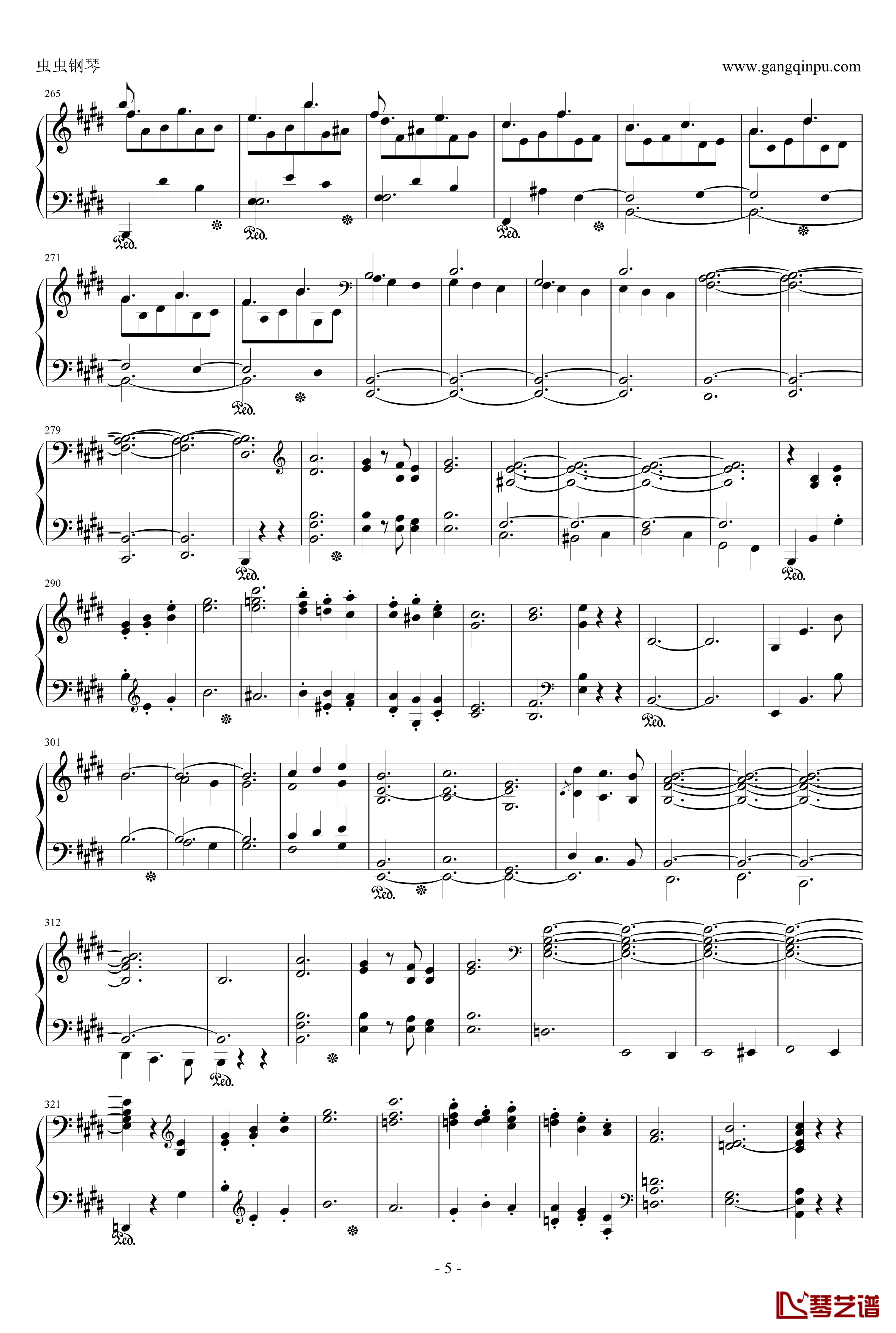 Scherzo in E Major钢琴谱-肖邦E大调谐谑曲 Op.54-chopin5