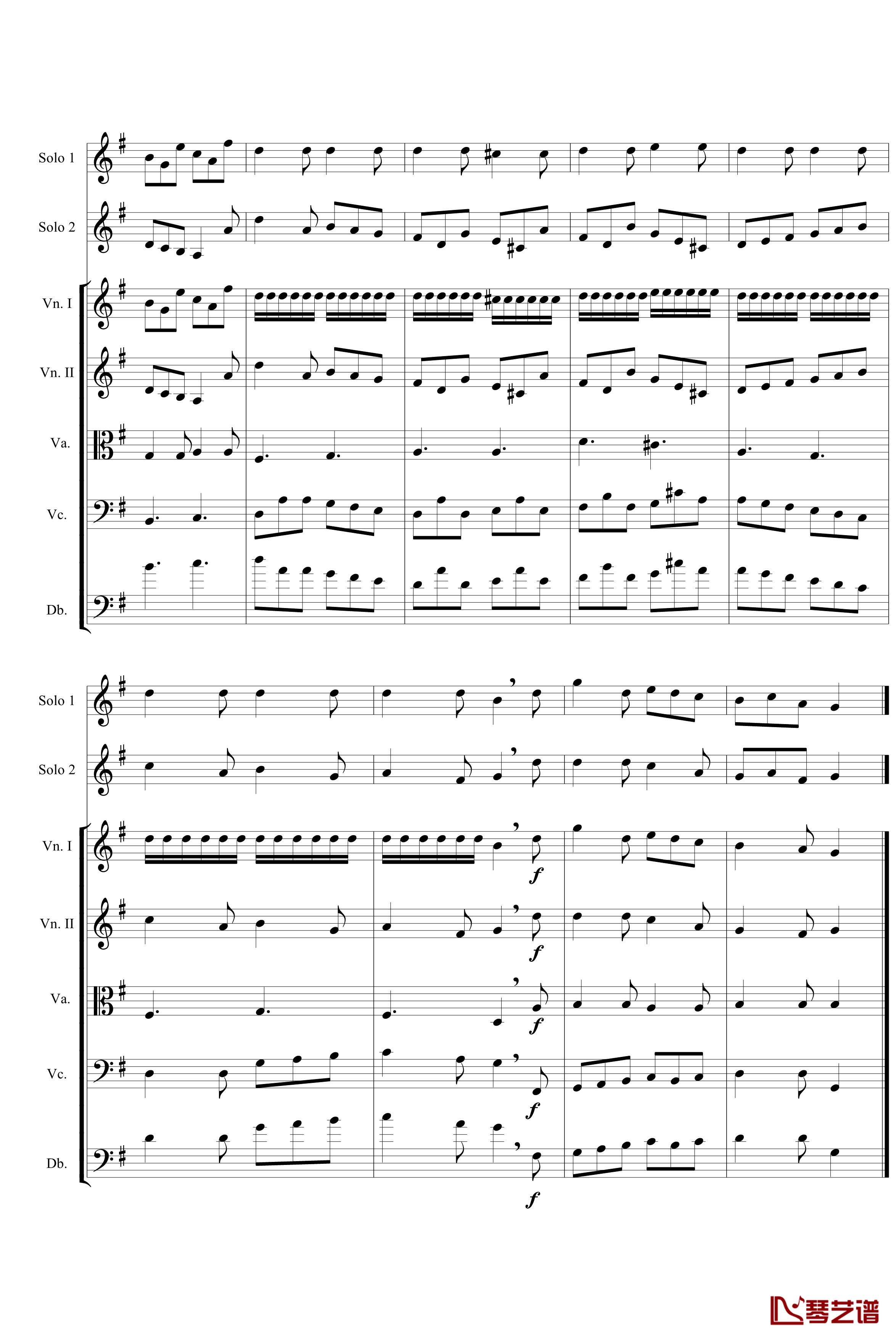古典巴洛克钢琴谱-电琦爵士5