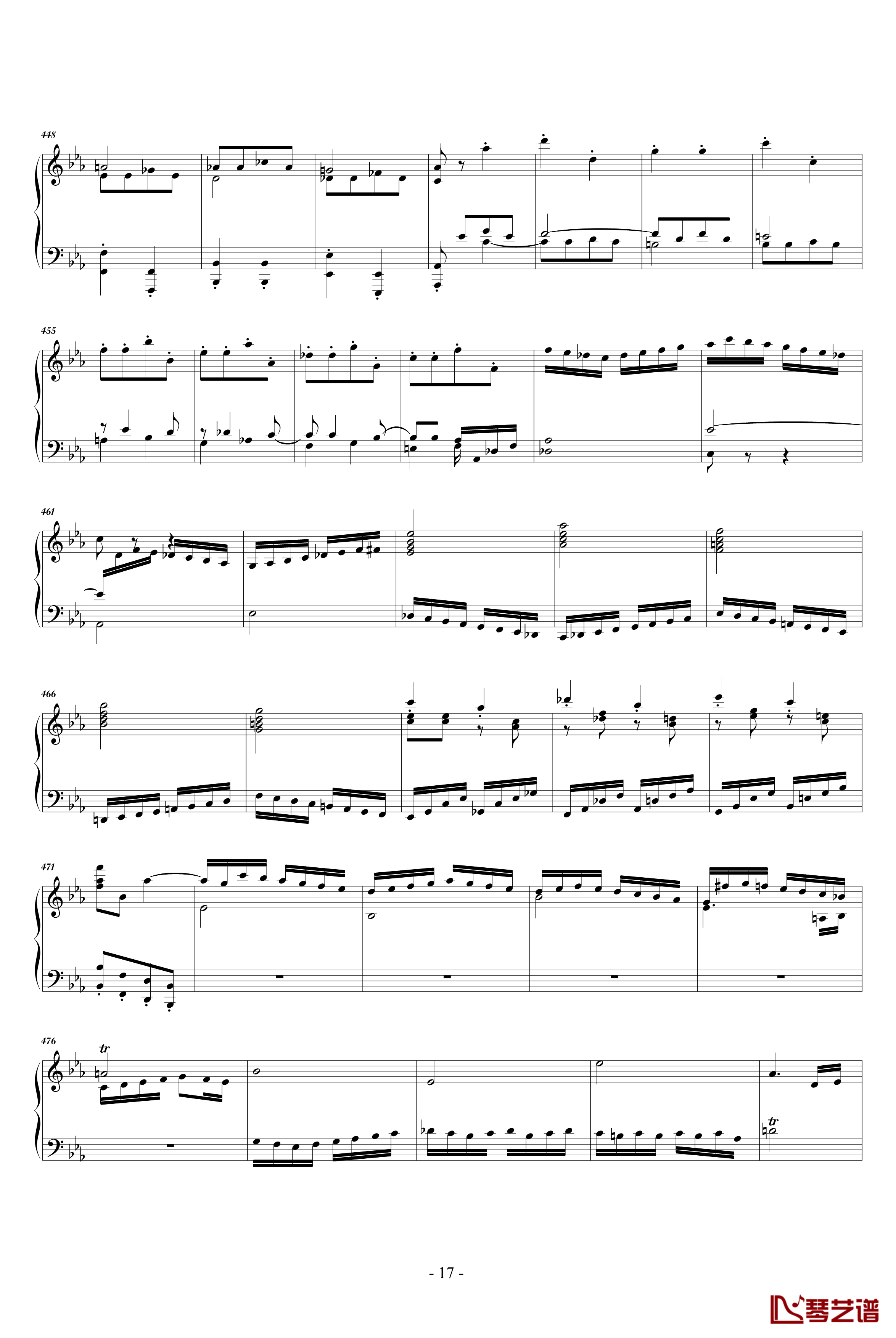 英雄钢琴谱-贝多芬-beethoven17