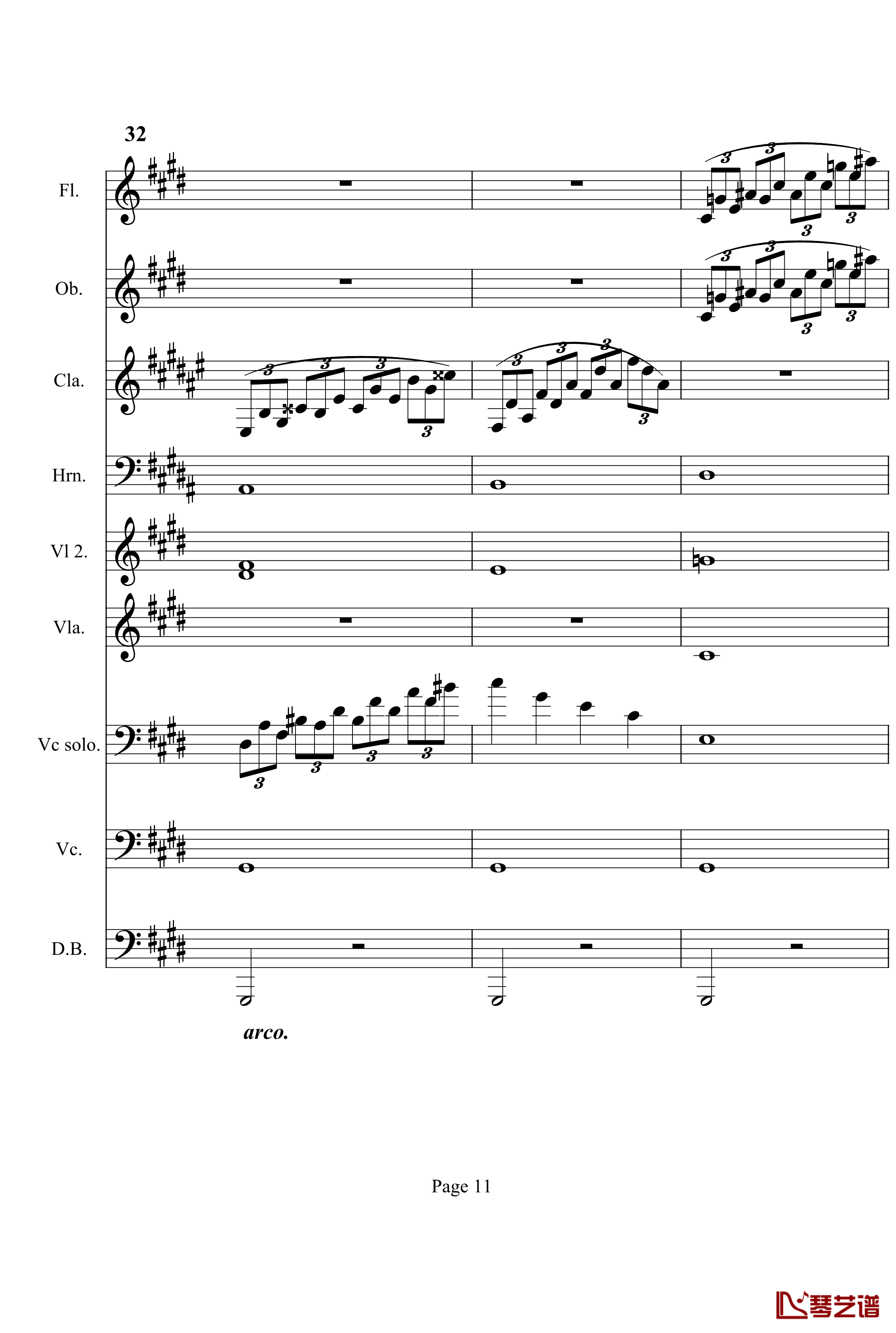 奏鸣曲之交响钢琴谱-第14首-Ⅰ-贝多芬-beethoven11