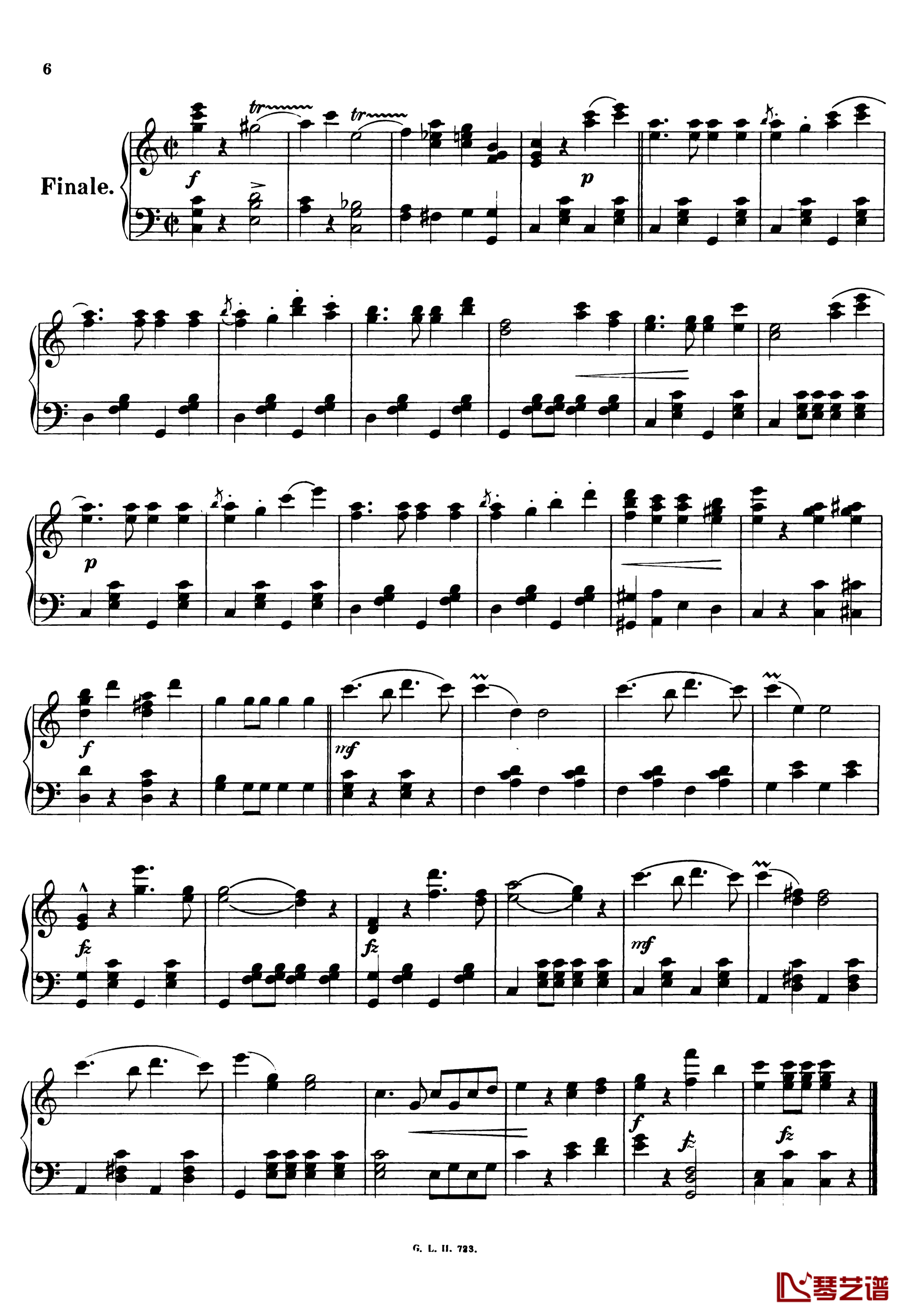 祝您健康进行曲  Op.456钢琴谱-小约翰施特劳斯4