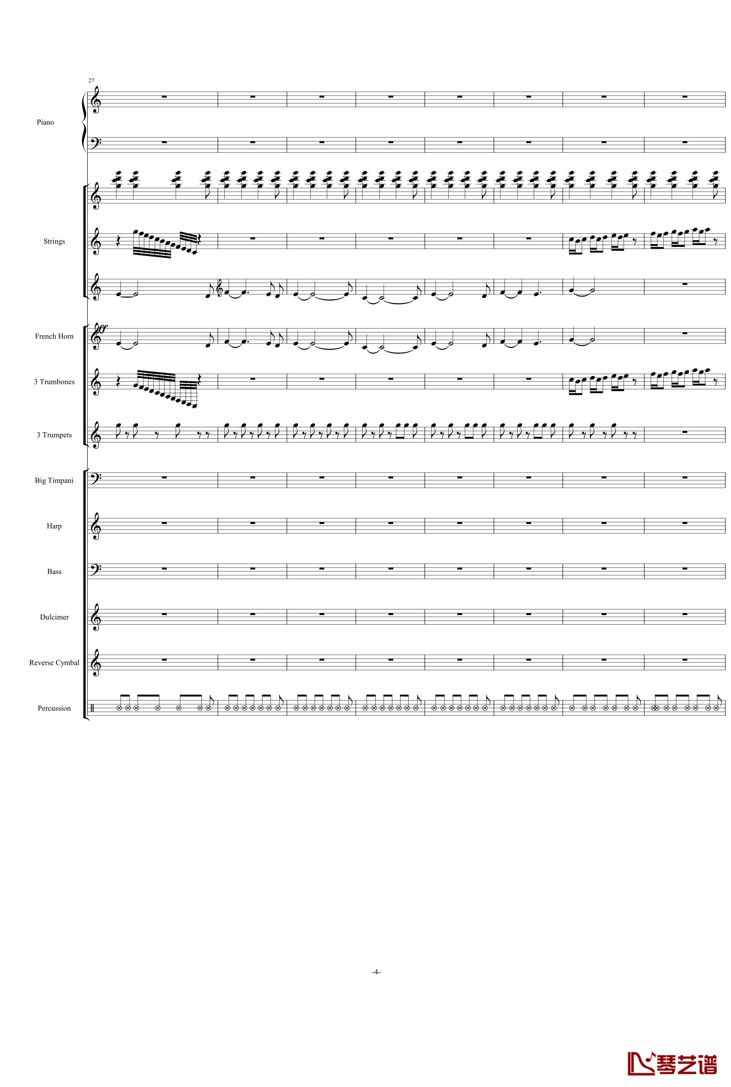 Santorini圣托里尼钢琴谱-完整版-雅尼4