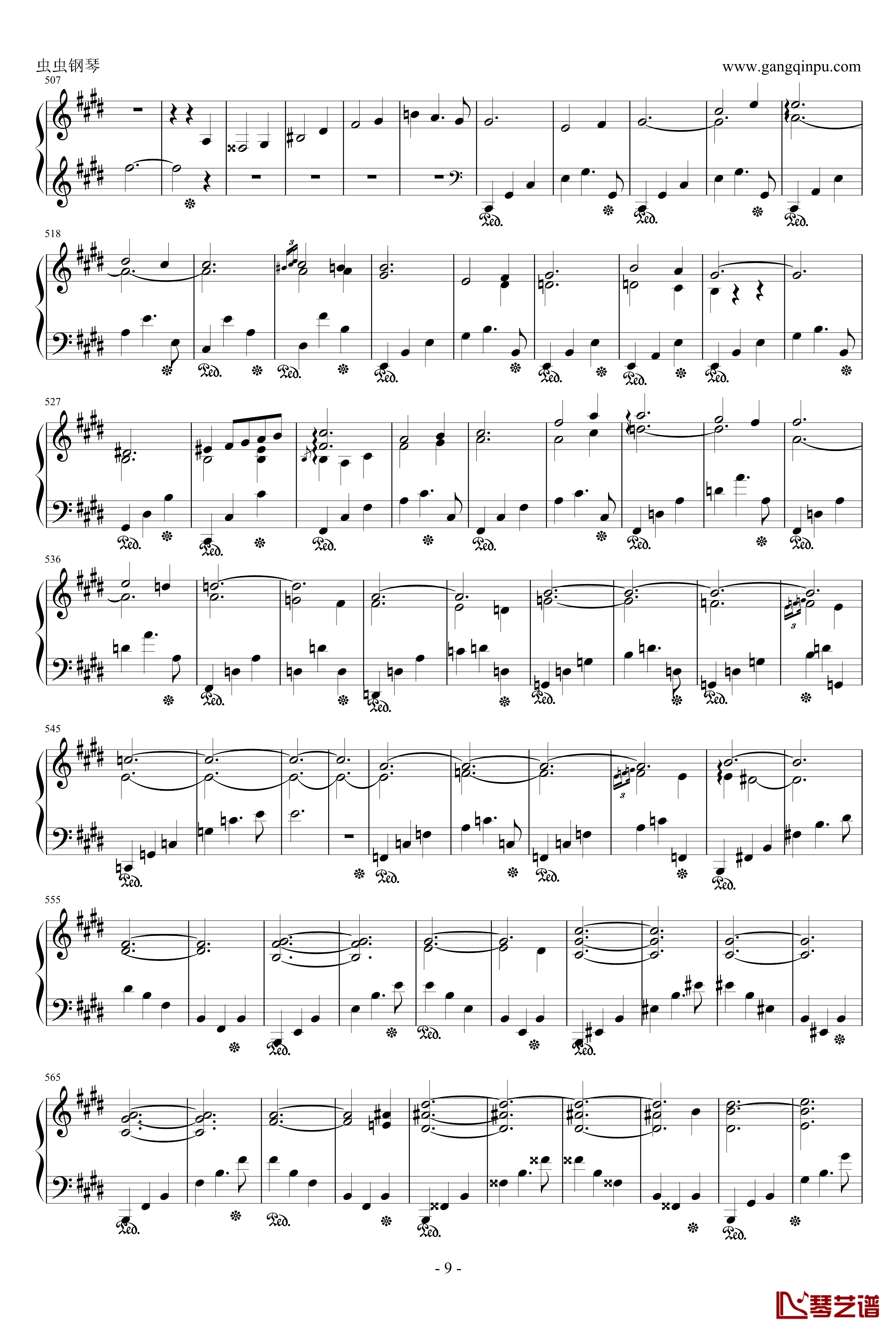 Scherzo in E Major钢琴谱-肖邦E大调谐谑曲 Op.54-chopin9