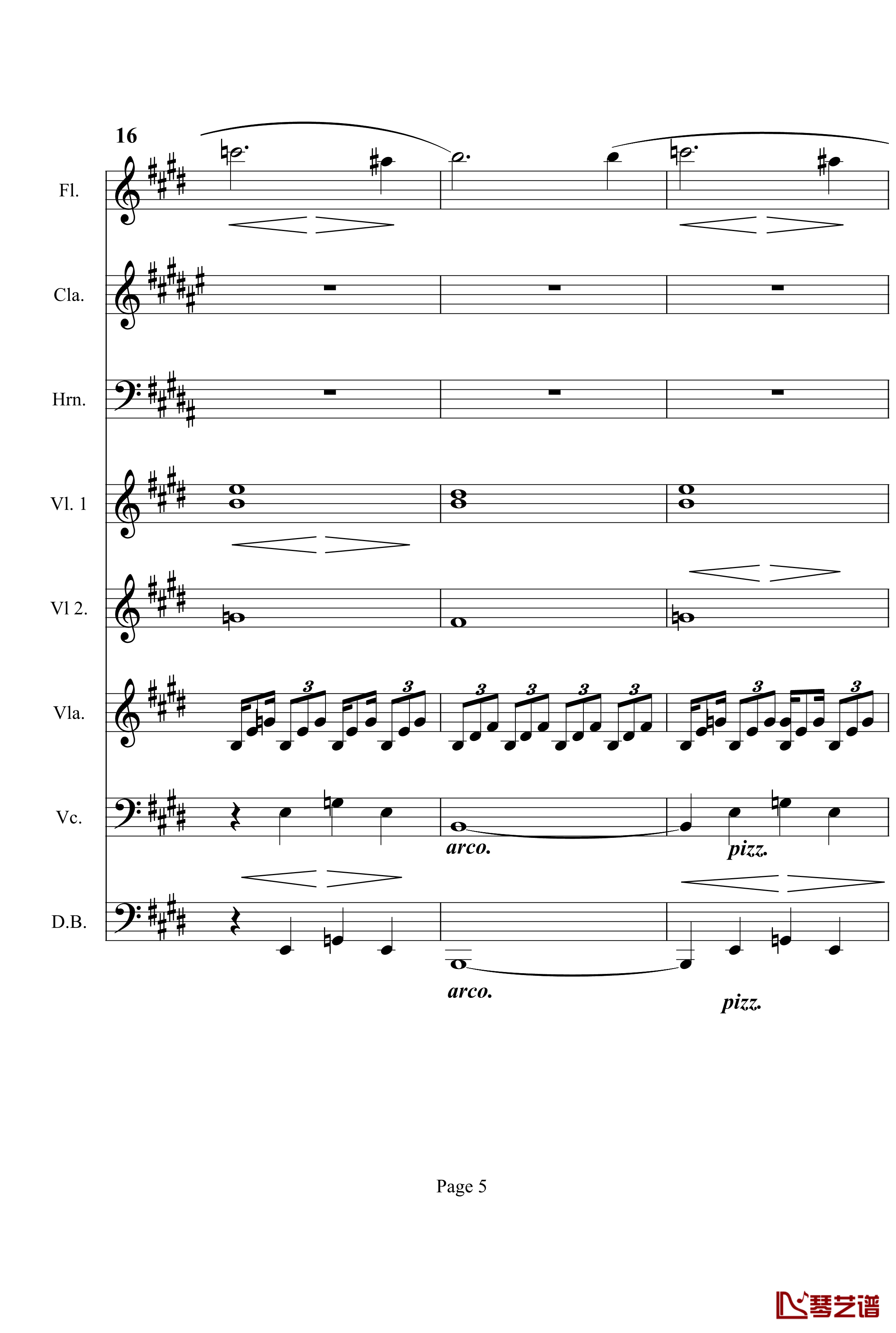 奏鸣曲之交响钢琴谱-第14首-Ⅰ-贝多芬-beethoven5