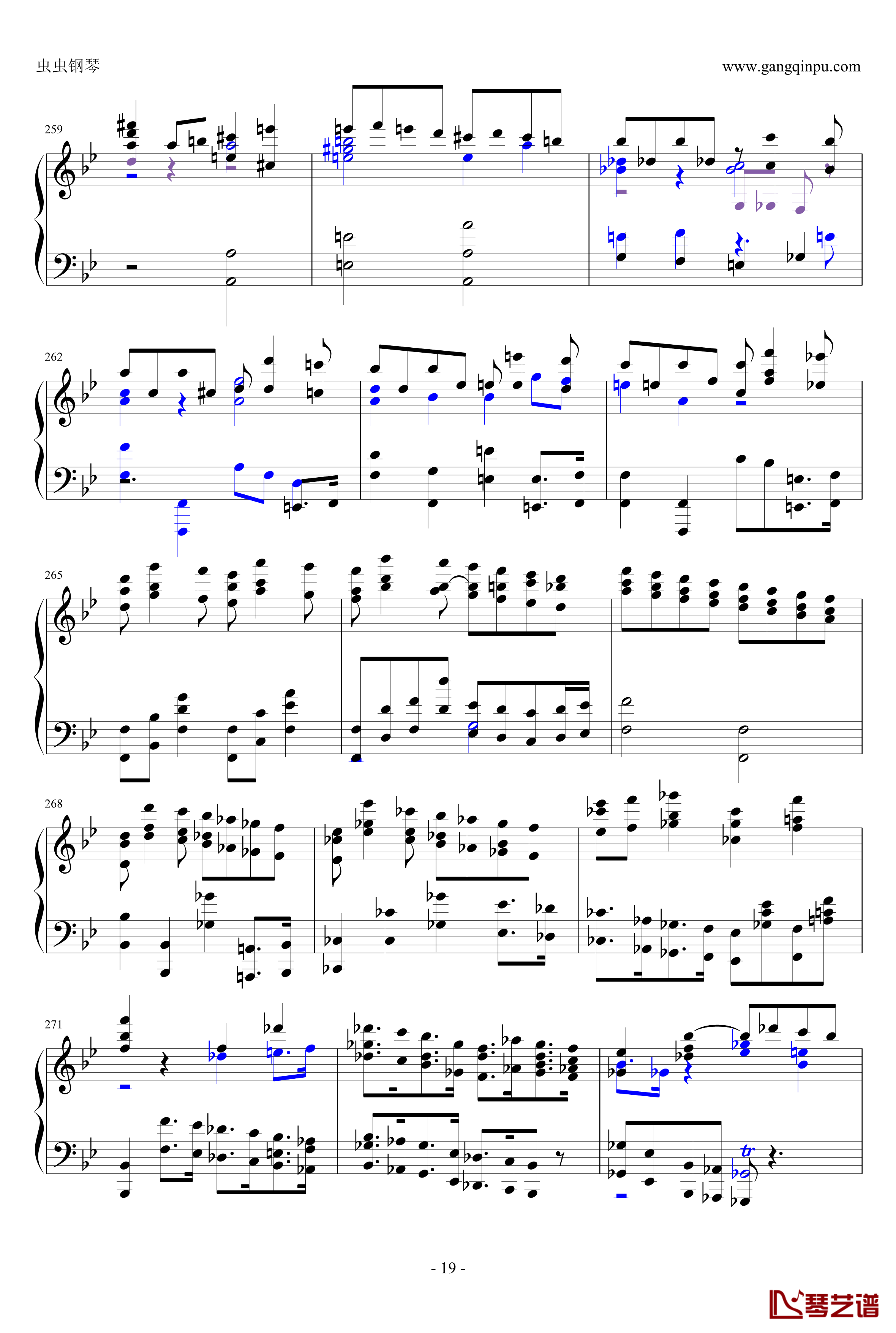 布鲁克纳第五交响曲第四乐章钢琴谱-钢琴独奏版19