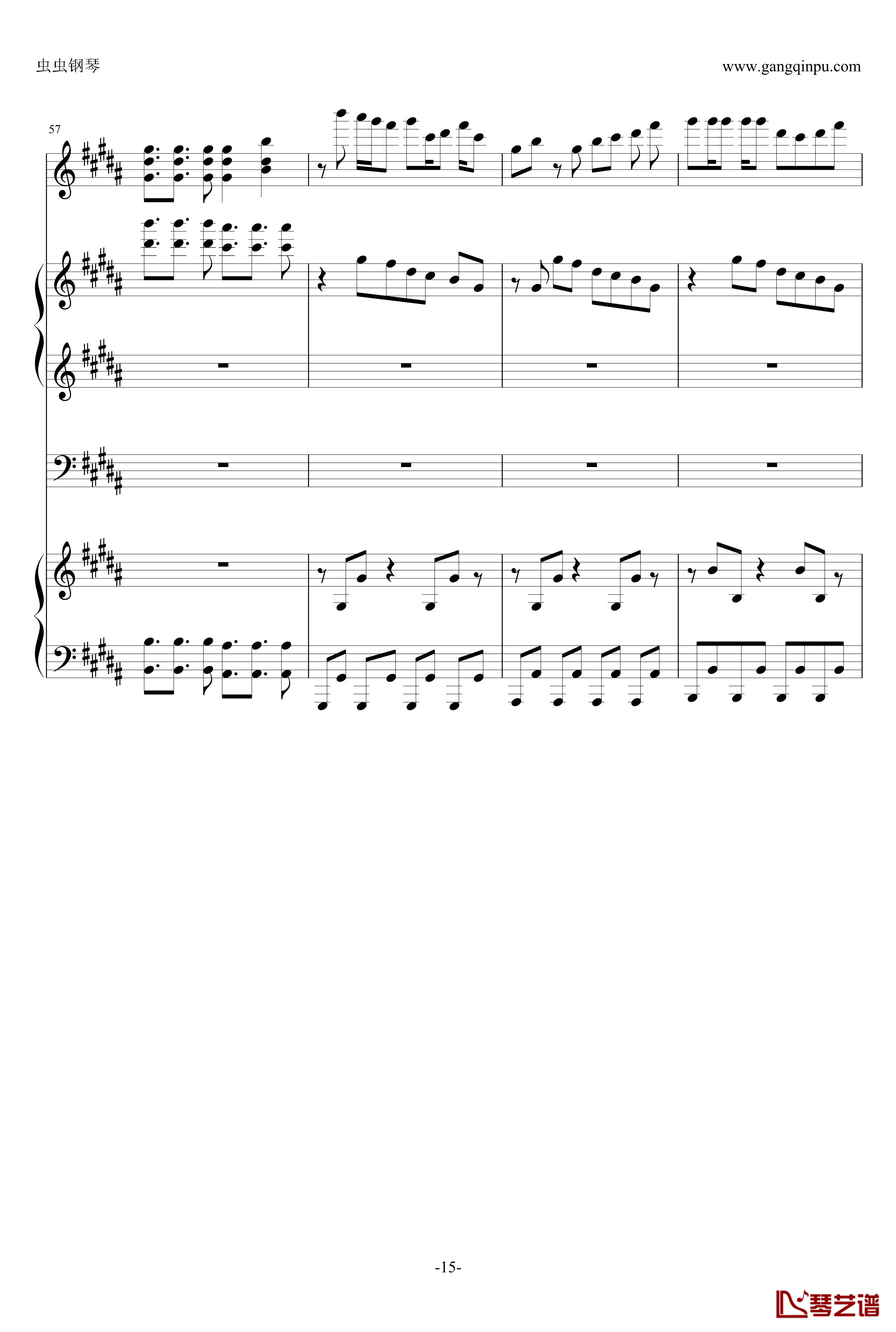Echo钢琴谱-by CIRCRUSH-P-Chlo.-gumi vocaloid echo15