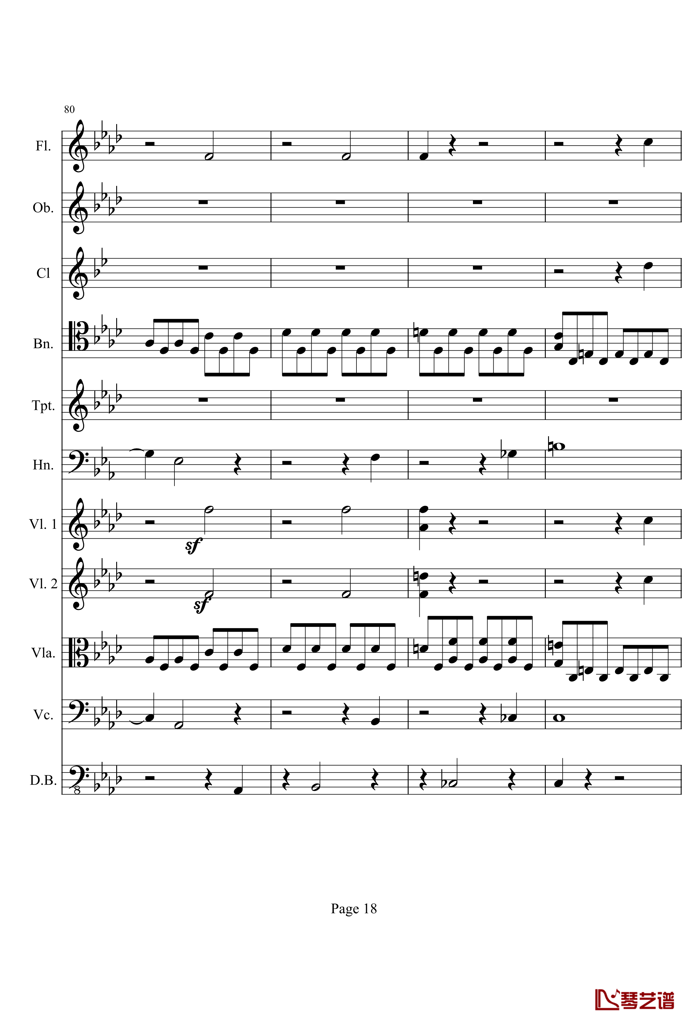 奏鸣曲之交响钢琴谱-第1首-Ⅰ-贝多芬-beethoven18