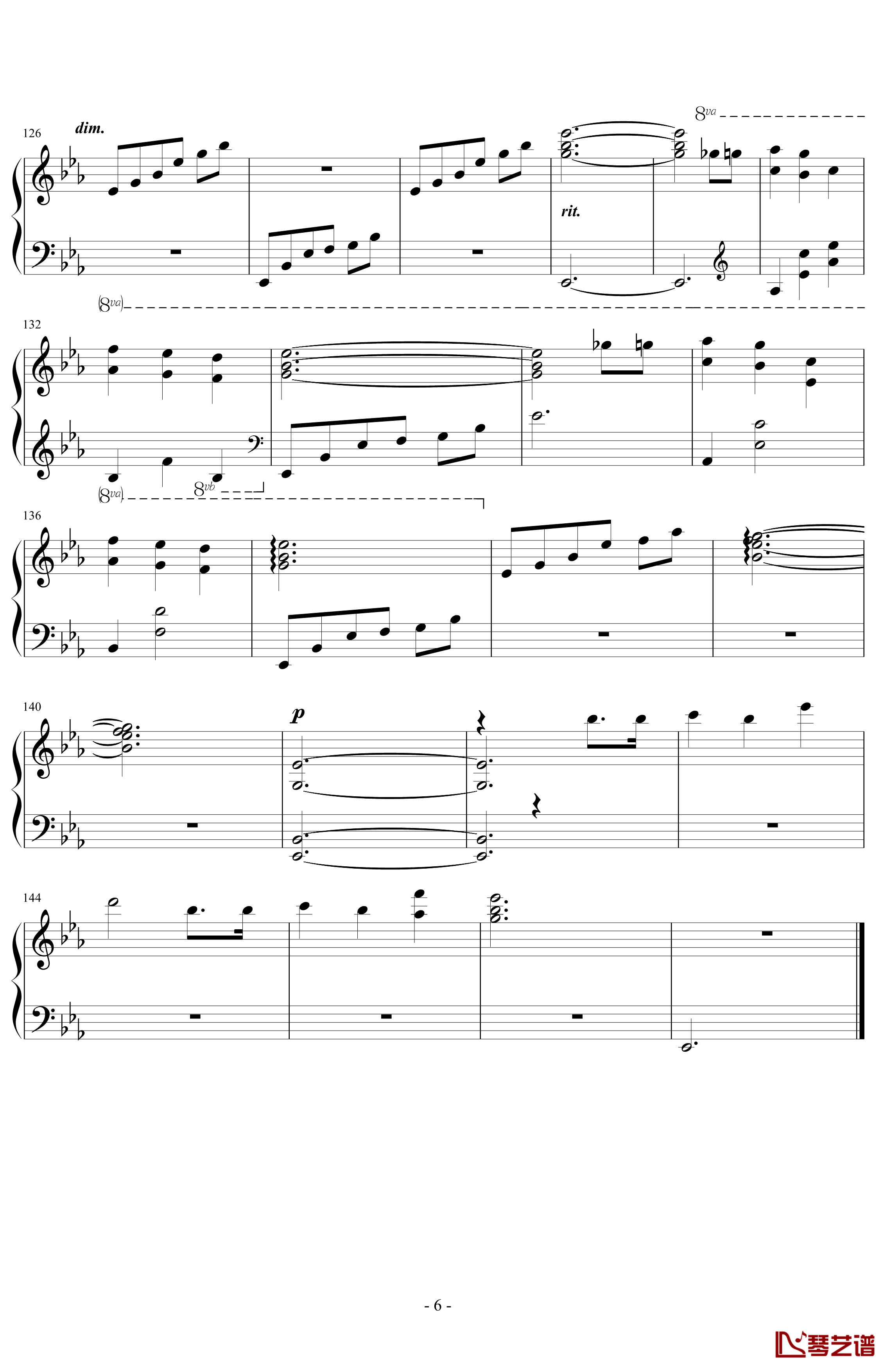 Birthday Waltz钢琴谱-Ku.Klux.Klan6