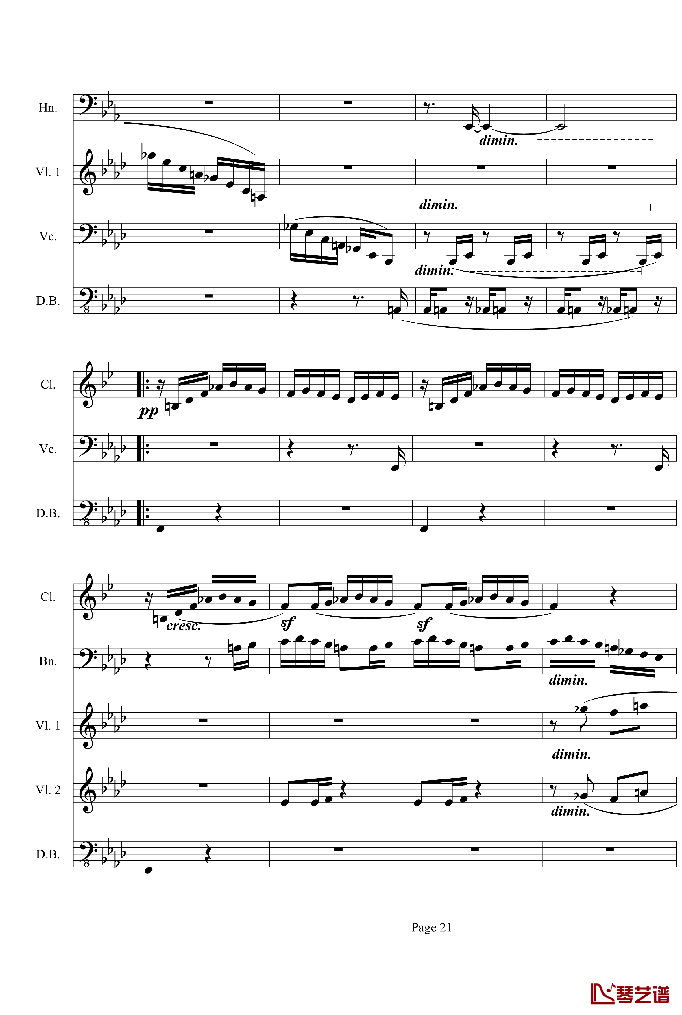 奏鸣曲之交响第23首Ⅲ钢琴谱--贝多芬-beethoven21
