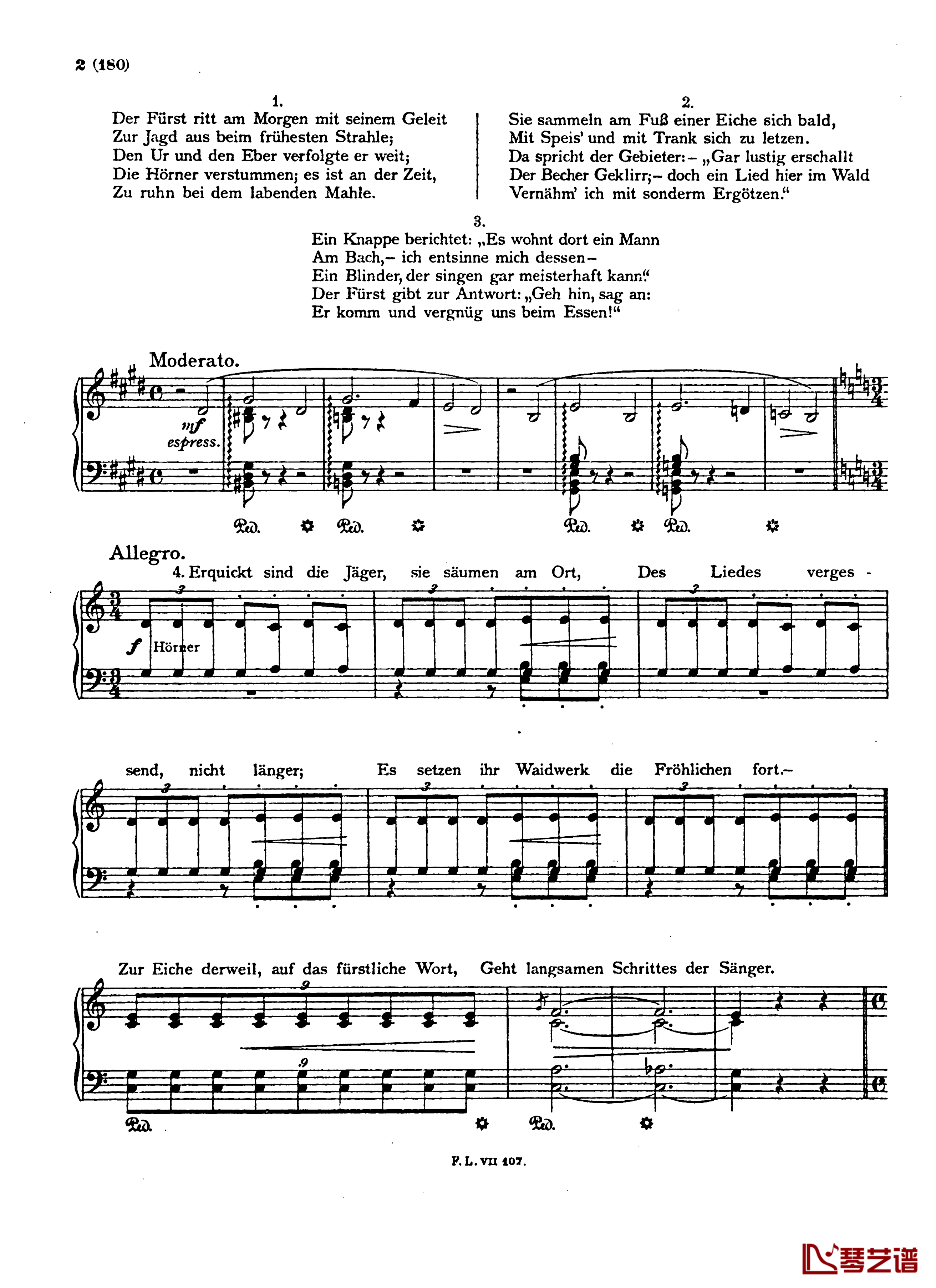  盲人歌手S.350钢琴谱-配乐诗朗诵-李斯特2