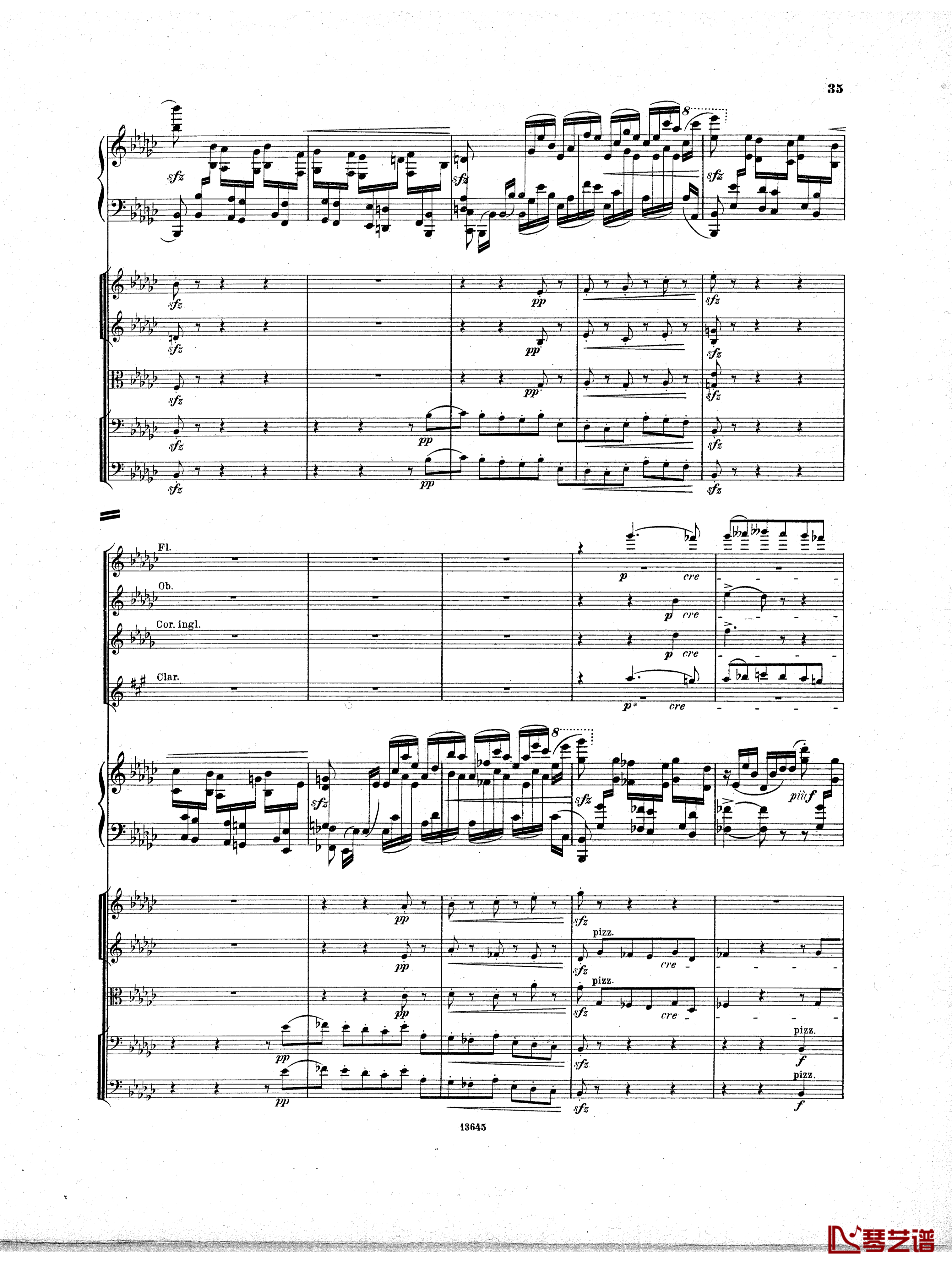 Lyapunov 降E小调第一钢琴协奏曲 Op.4钢琴谱-Lyapunov34