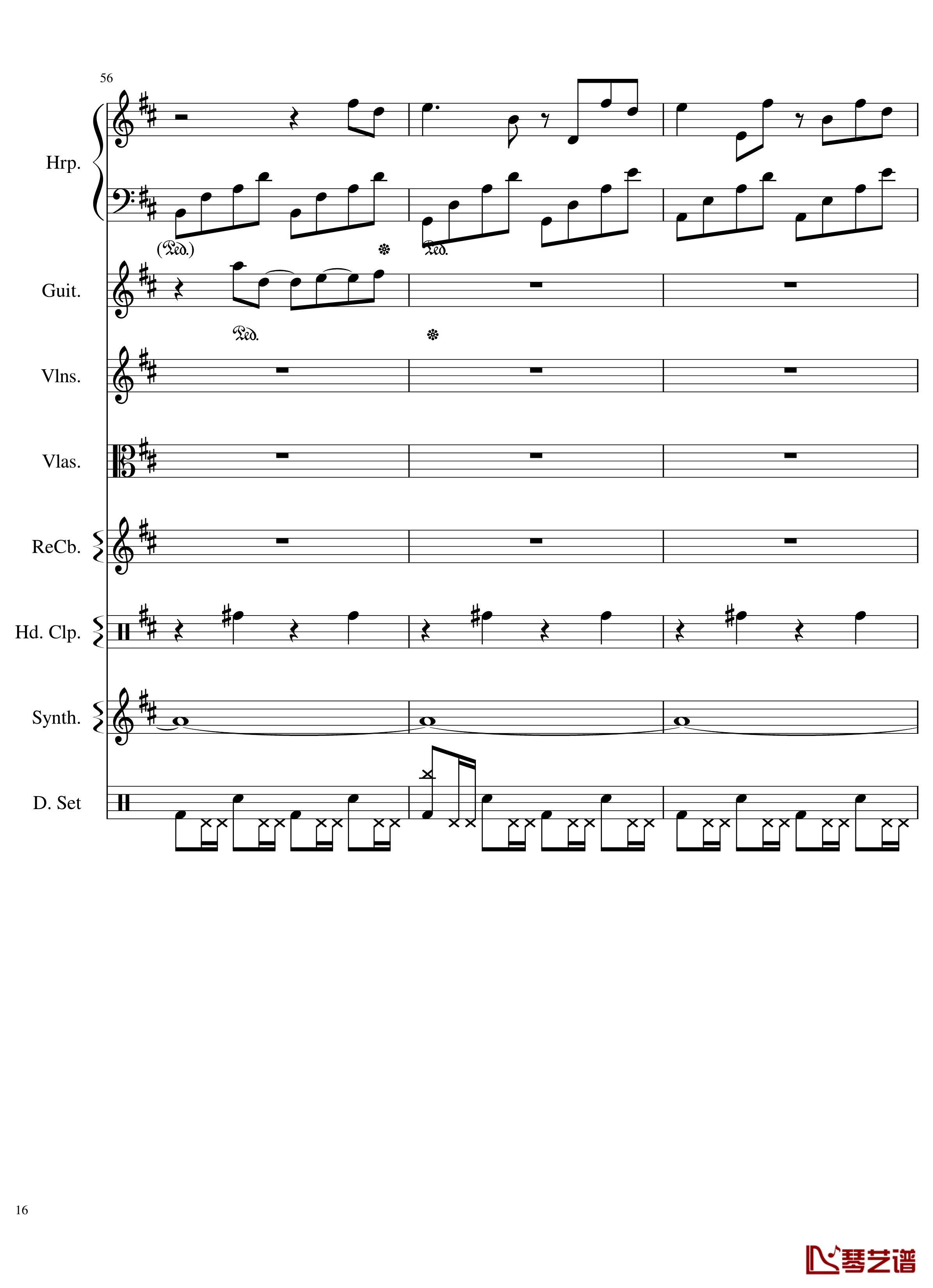 Take me hand钢琴谱-总谱-DAISHI DANCE16