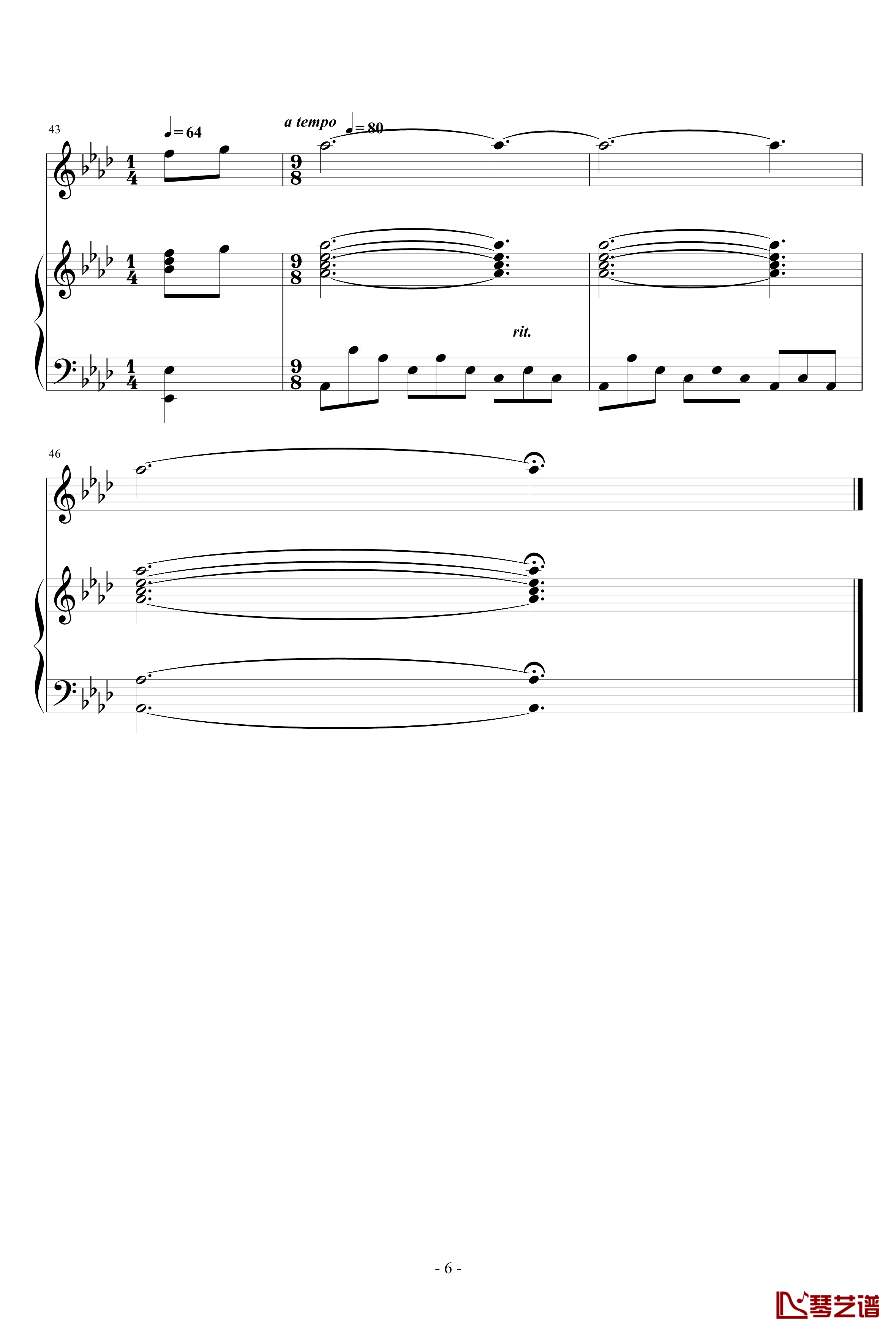 Art Song for winter钢琴谱-nzh19346