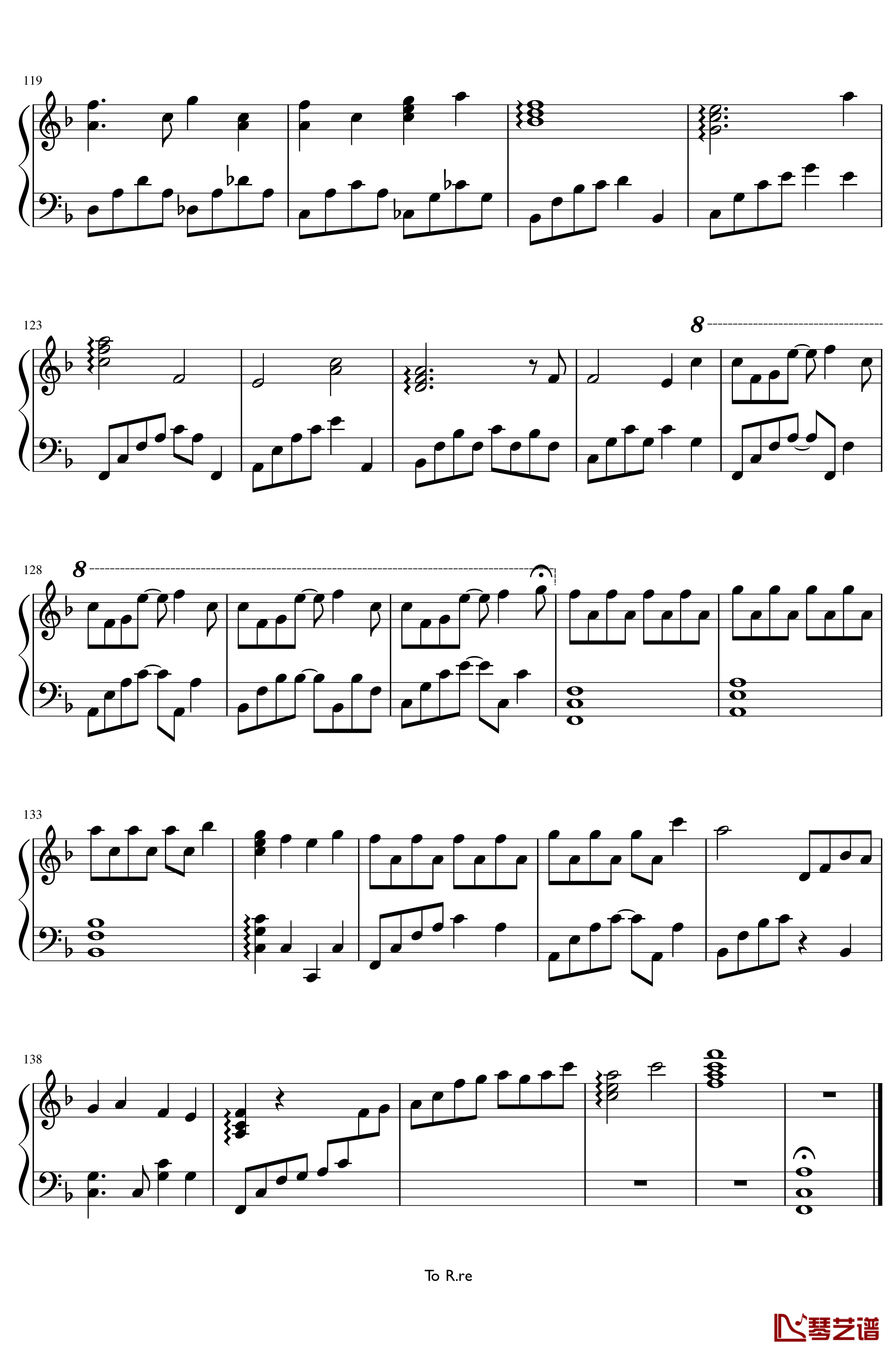 YUBIKIRI-GENMAN钢琴谱-Mili6
