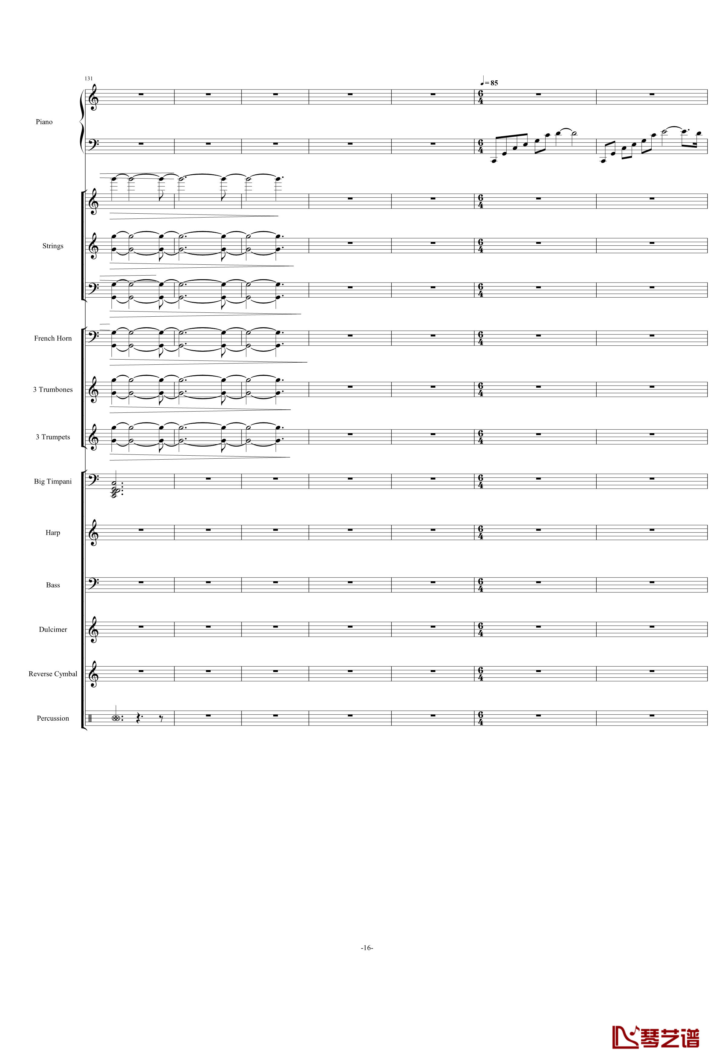 Santorini圣托里尼钢琴谱-完整版-雅尼16