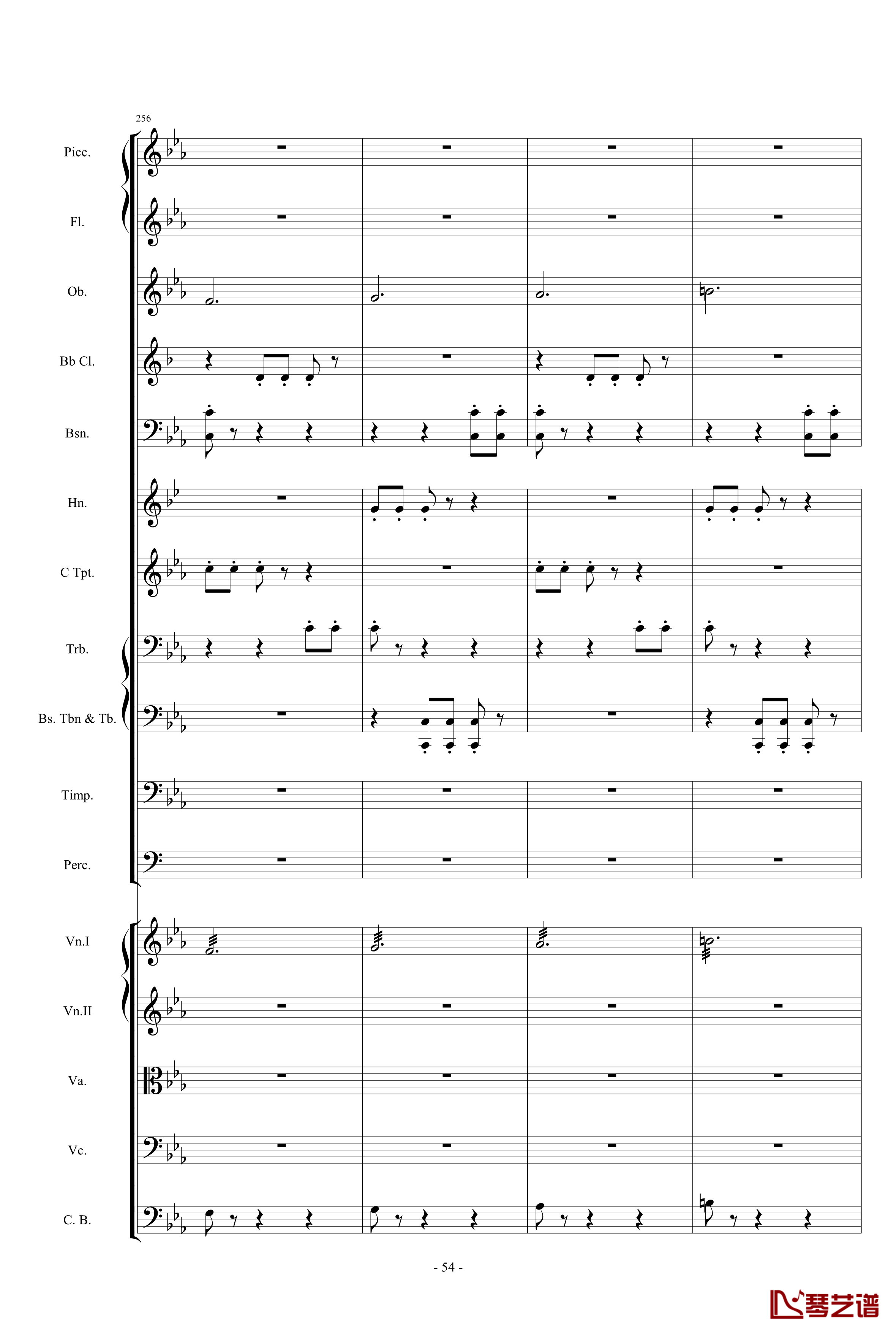 愤怒的小鸟交响曲第三乐章Op.5 no.3钢琴谱-1057257854