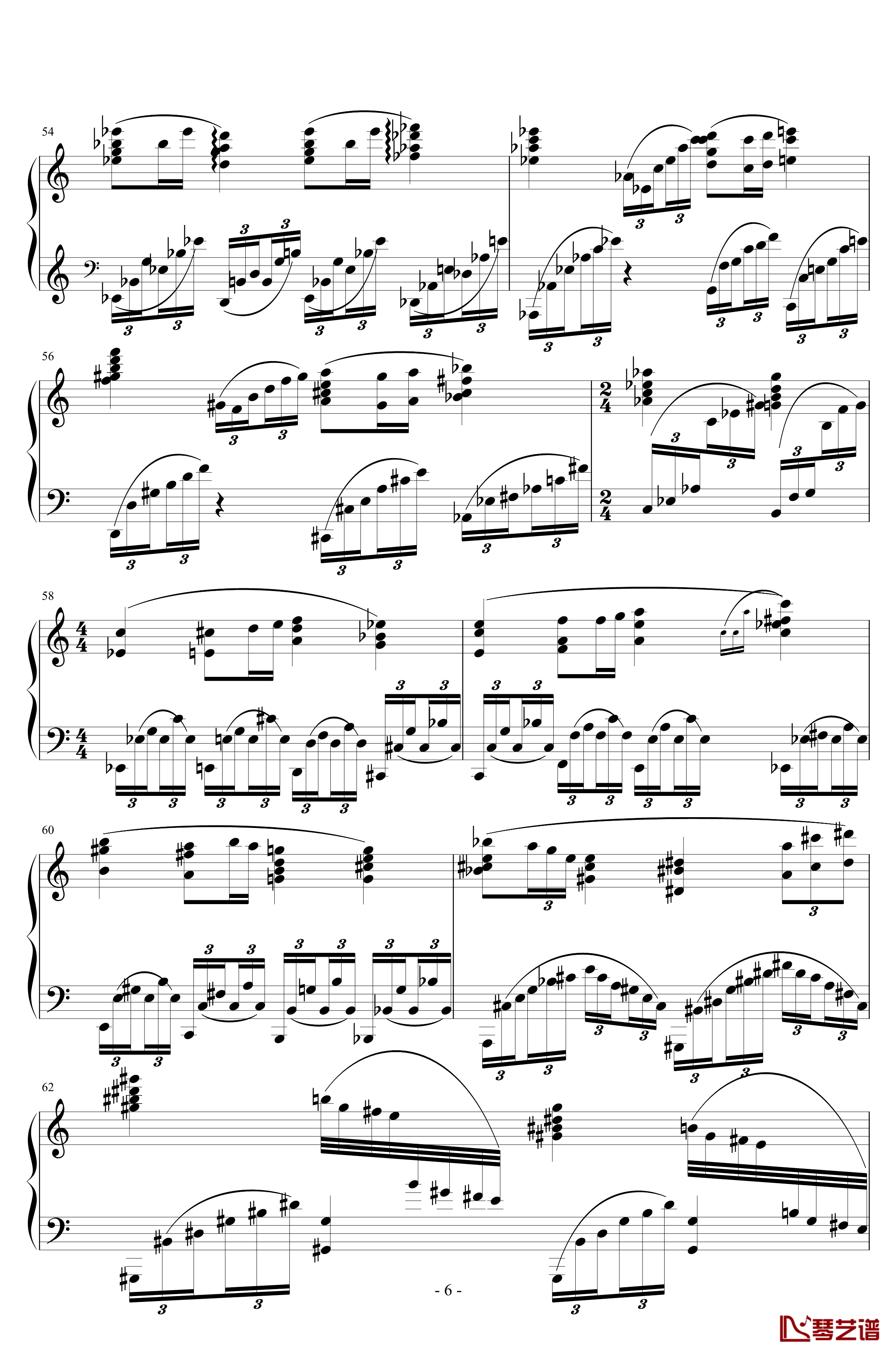 Ballade No.1, Op.92钢琴谱-一个球6