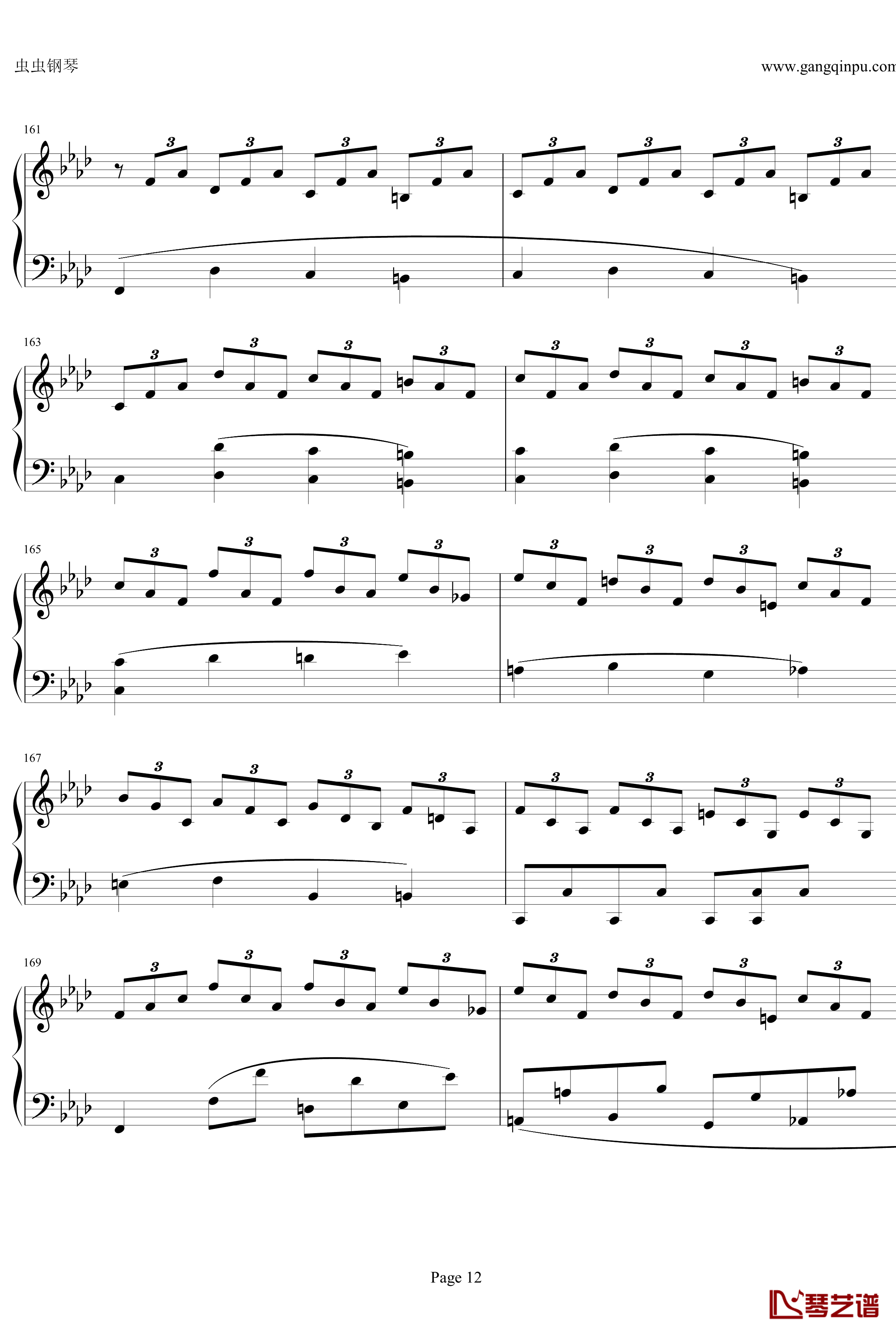 贝多芬第一钢琴奏鸣曲钢琴谱-作品2，第一号-贝多芬-beethoven12