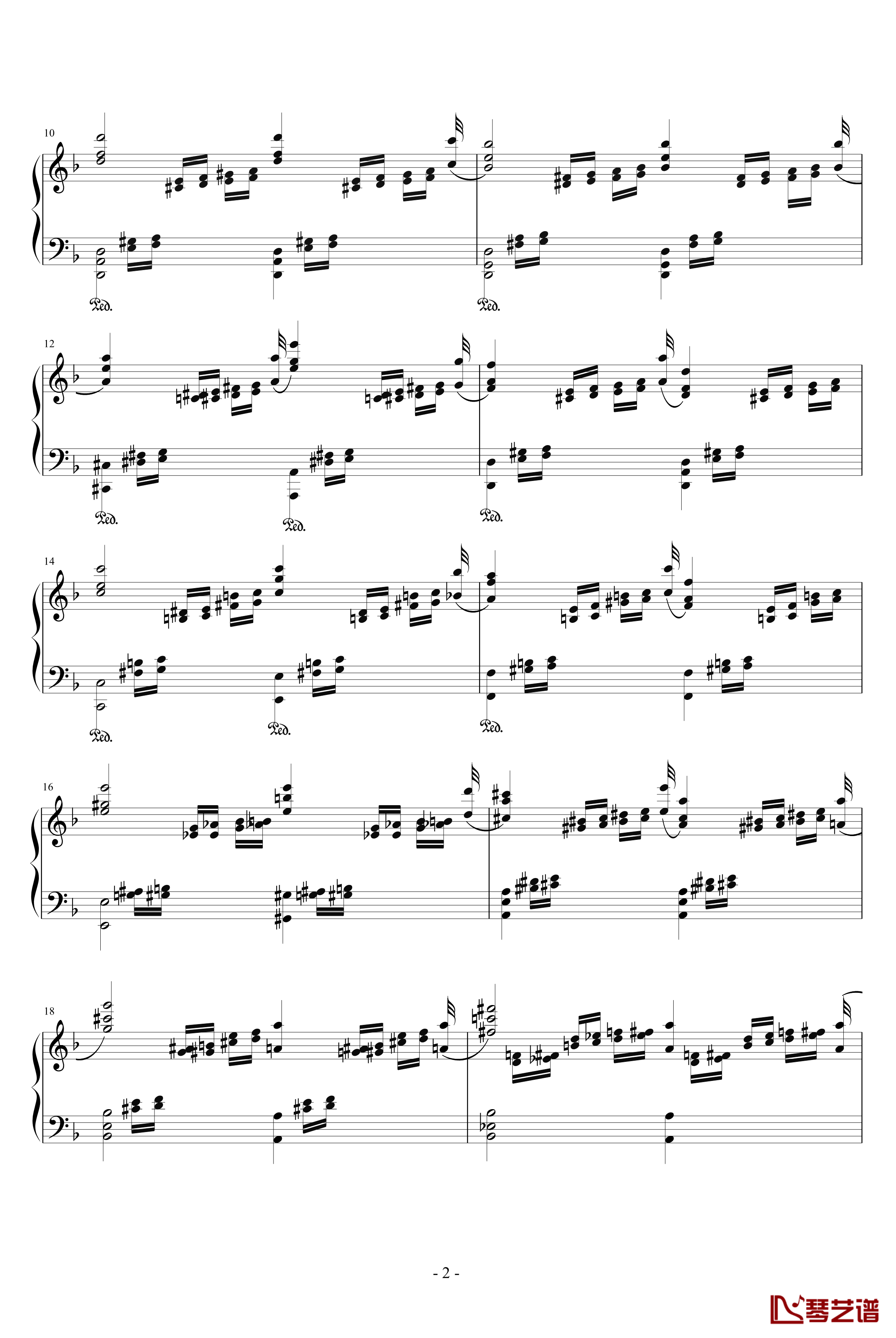 Mazeppa钢琴谱-超技练习曲第4首-李斯特2
