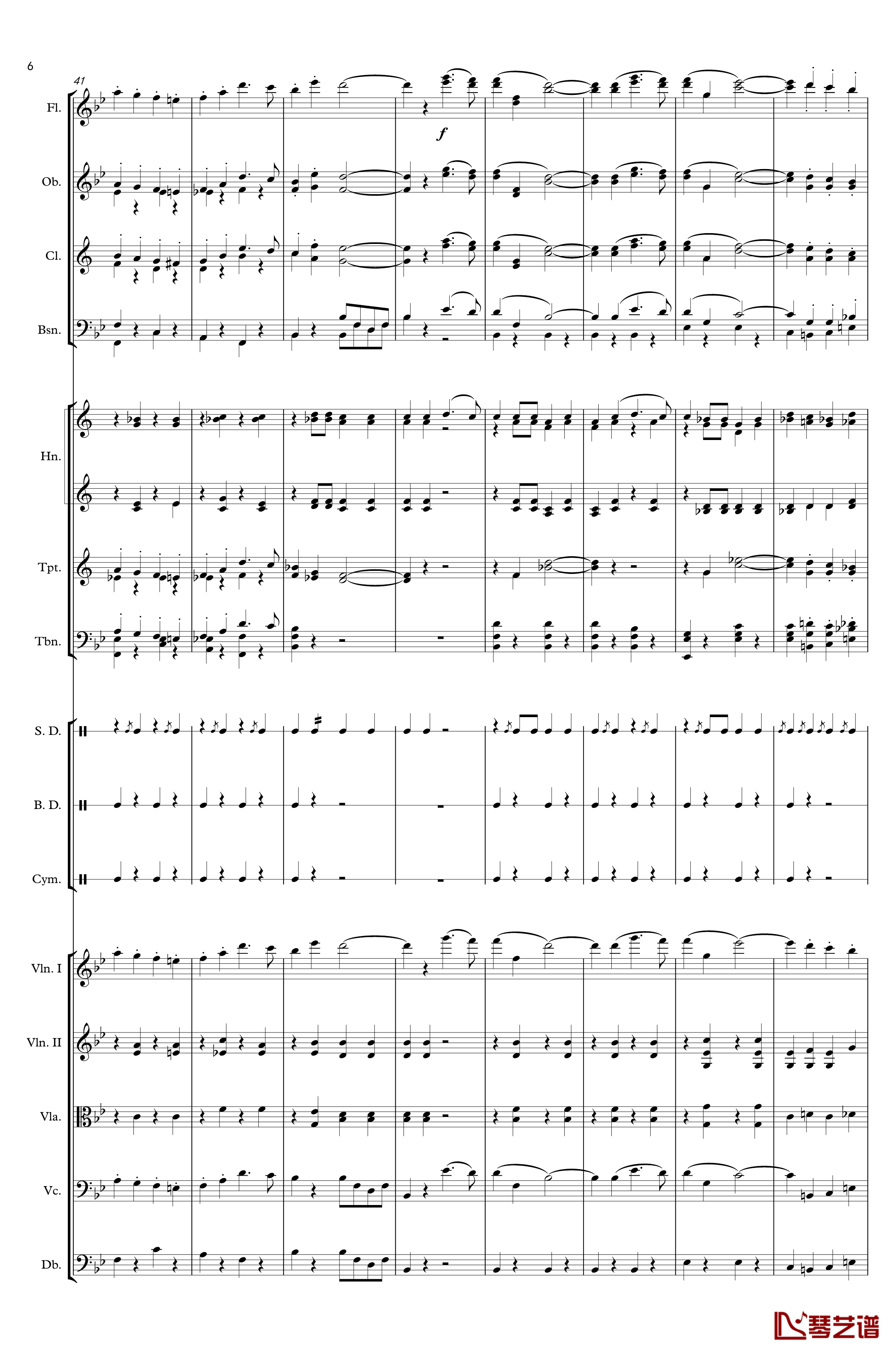 入城式进行曲钢琴谱-Johann Jr. Strauss6