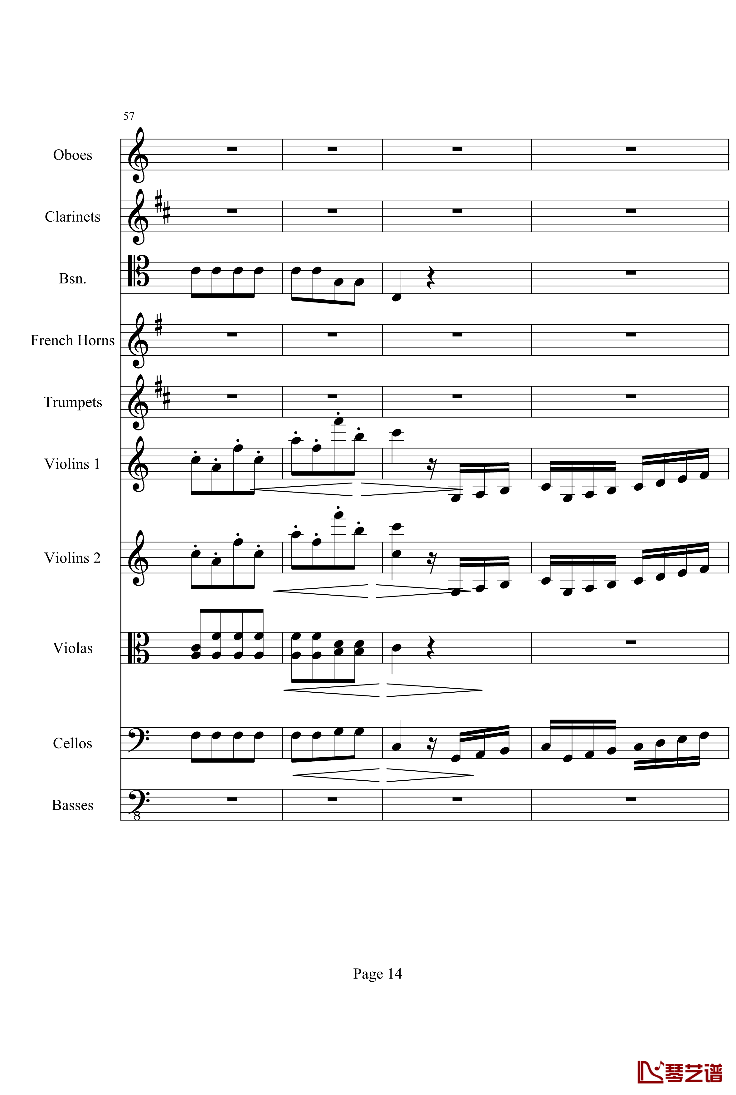 奏鸣曲之交响钢琴谱-第25首-Ⅲ-贝多芬-beethoven14