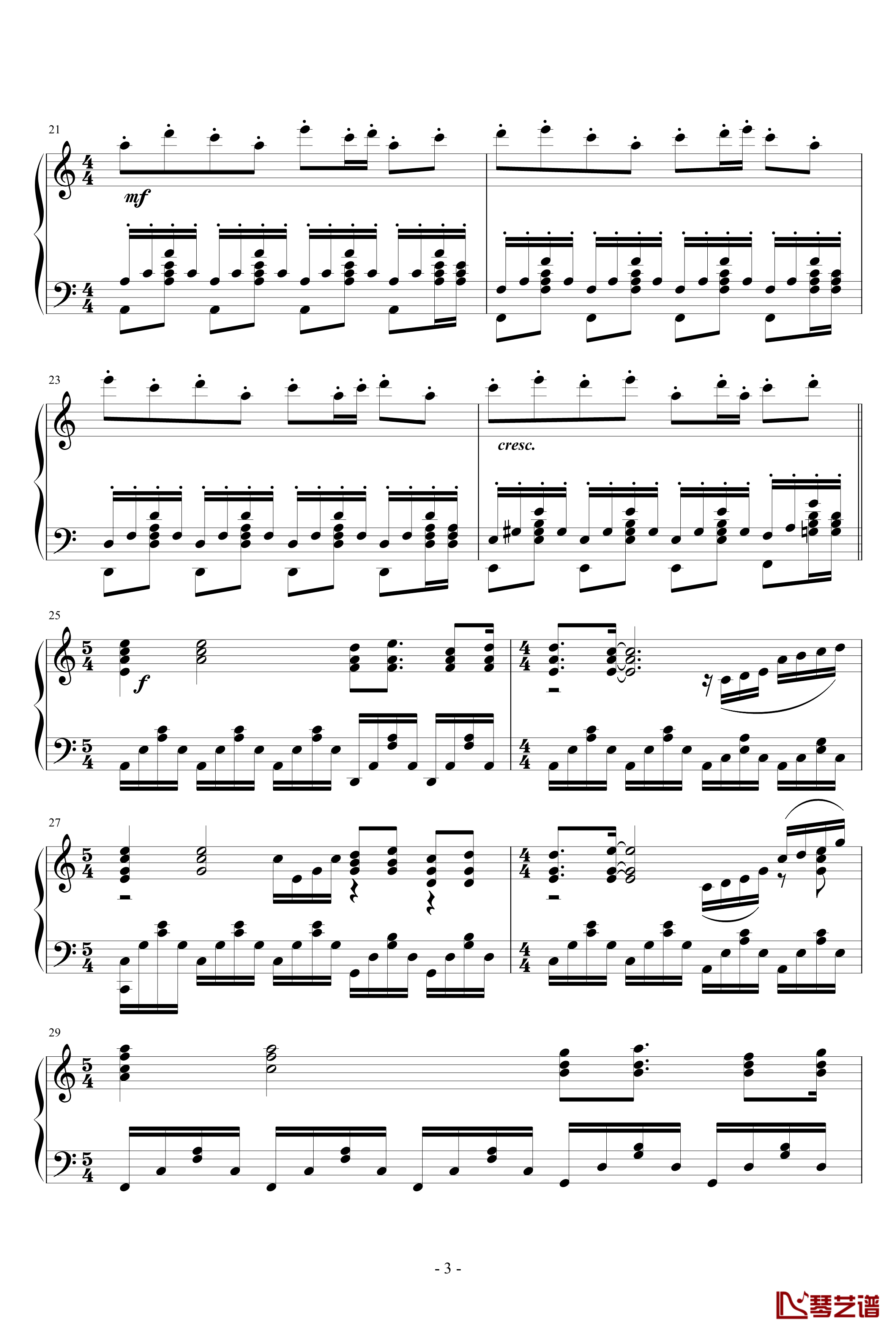 La Ballata Di Sacco E Vanzetti钢琴谱-死刑台的旋律主题曲-Ennio Morricone3