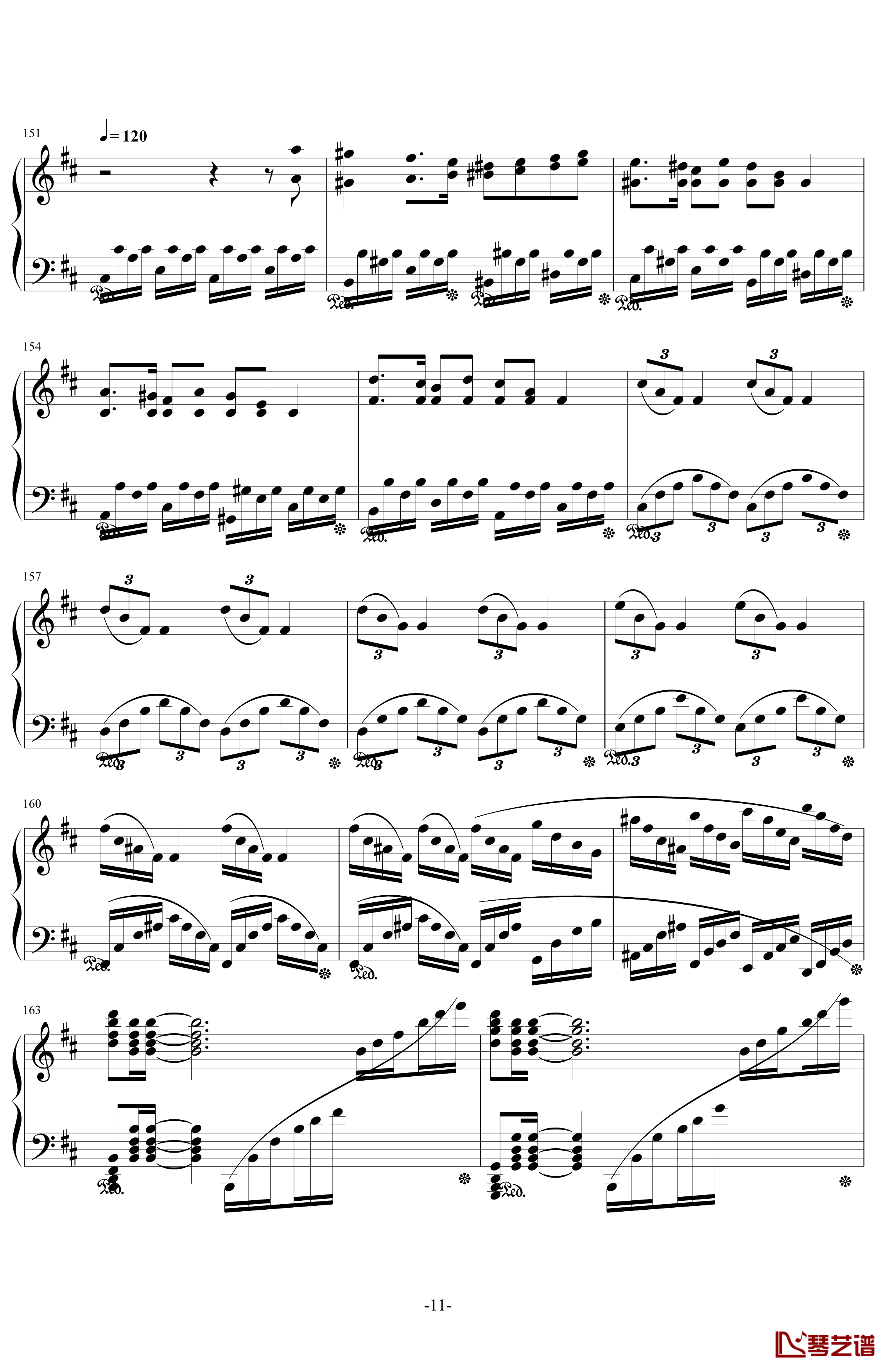 H22-B小调钢琴奏鸣曲钢琴谱-第一乐章-.伊dên11