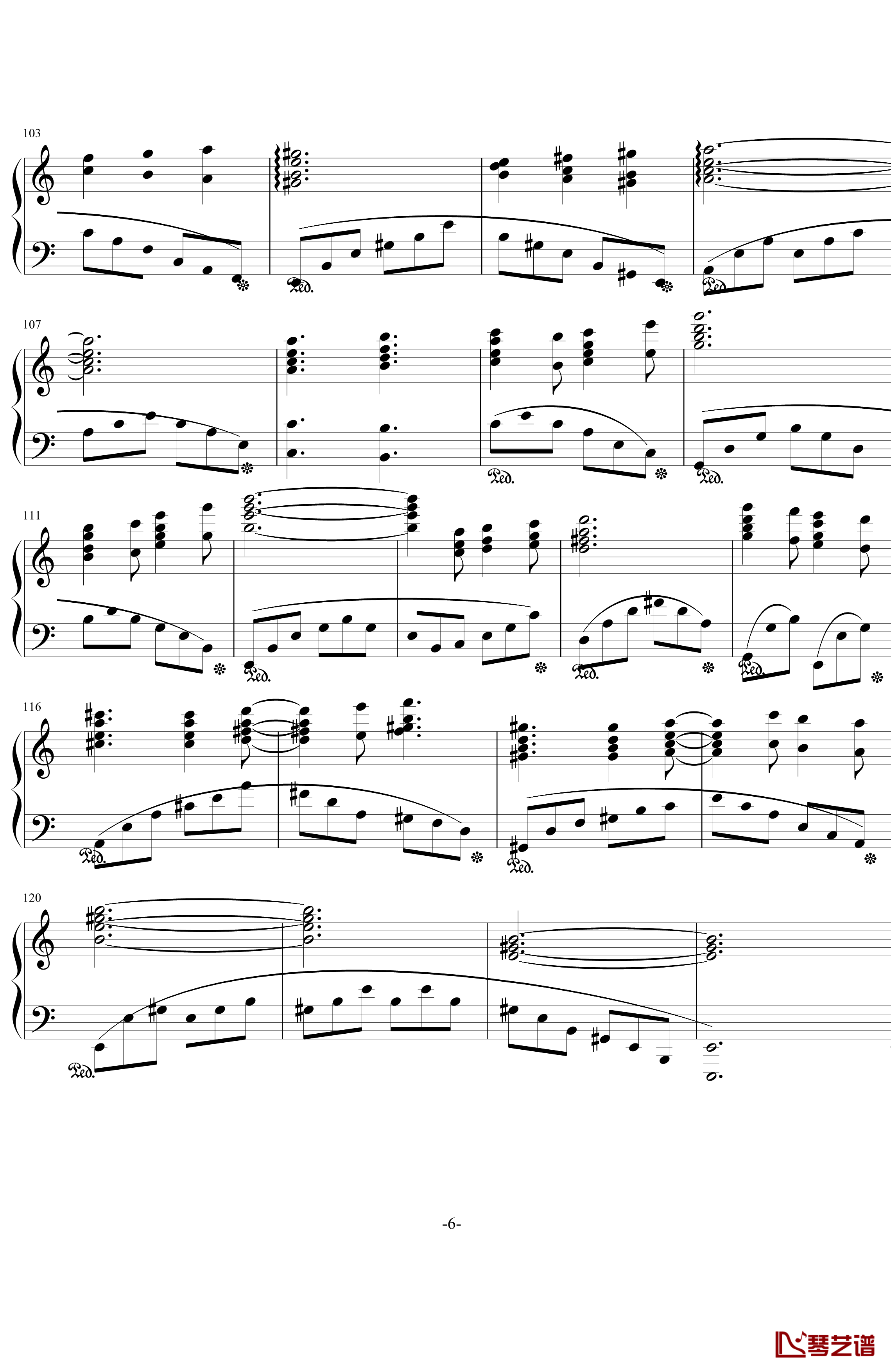 A小调谐谑曲钢琴谱-修改版-.伊dên-H106