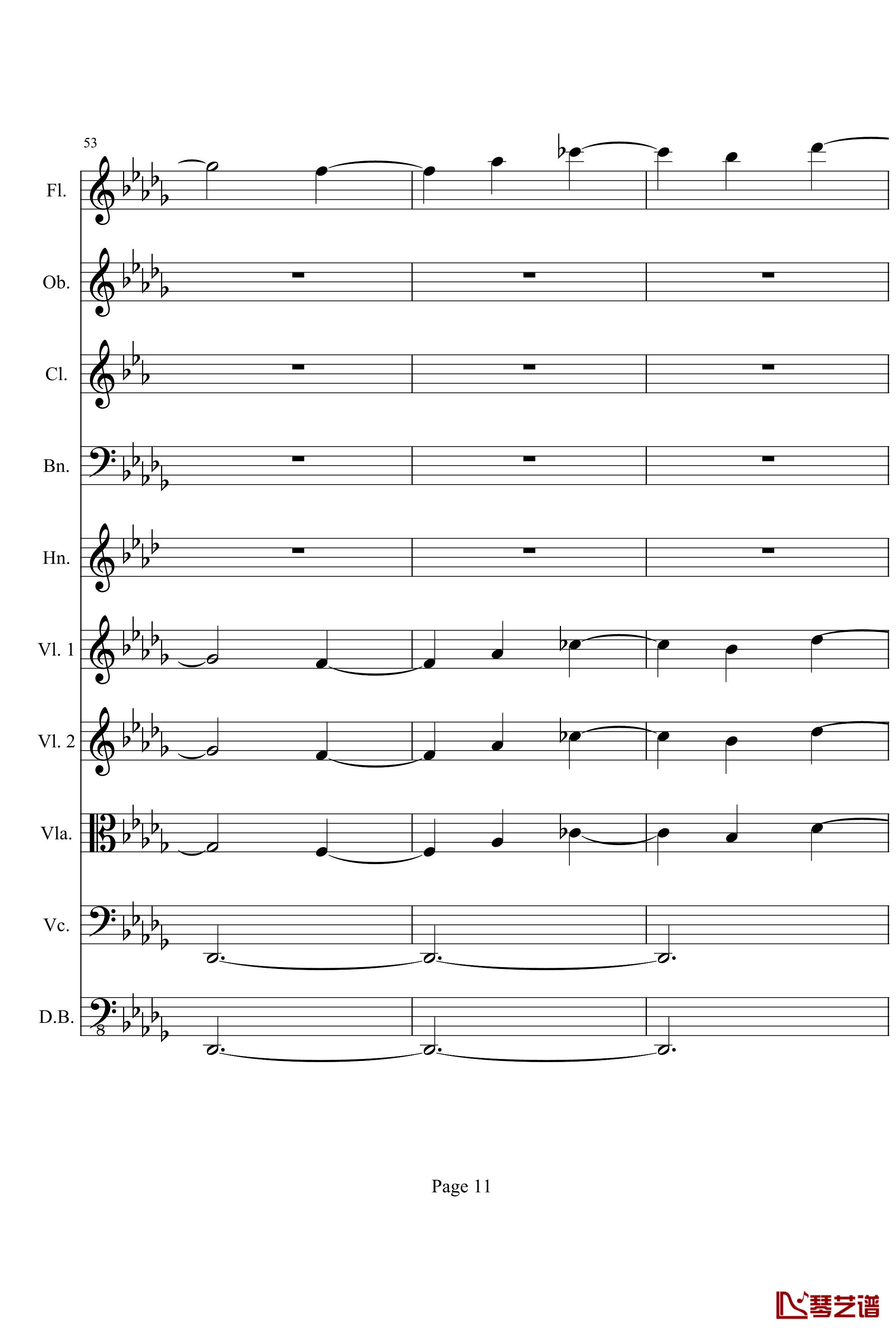 奏鸣曲之交响钢琴谱-第14首-Ⅱ-贝多芬-beethoven11