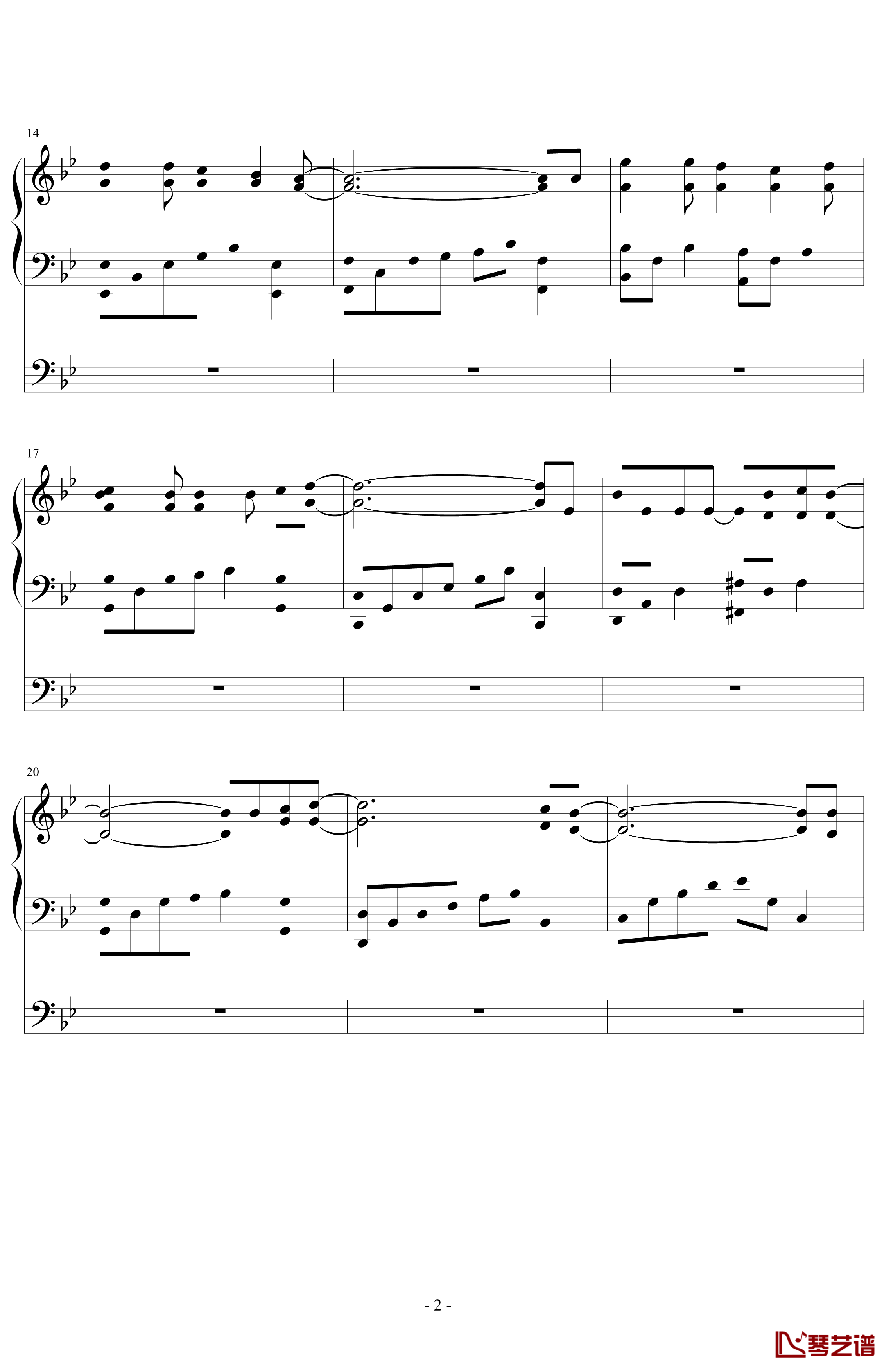 Annabelle钢琴谱-悲伤钢琴2