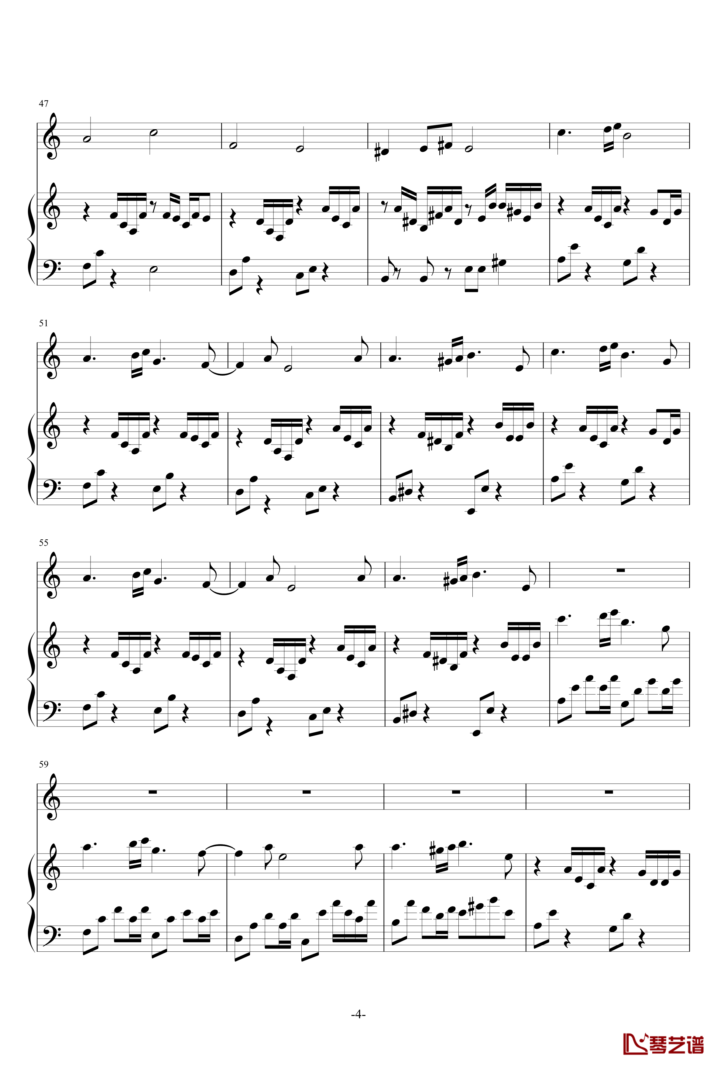 Tassel钢琴谱-Cymophane4