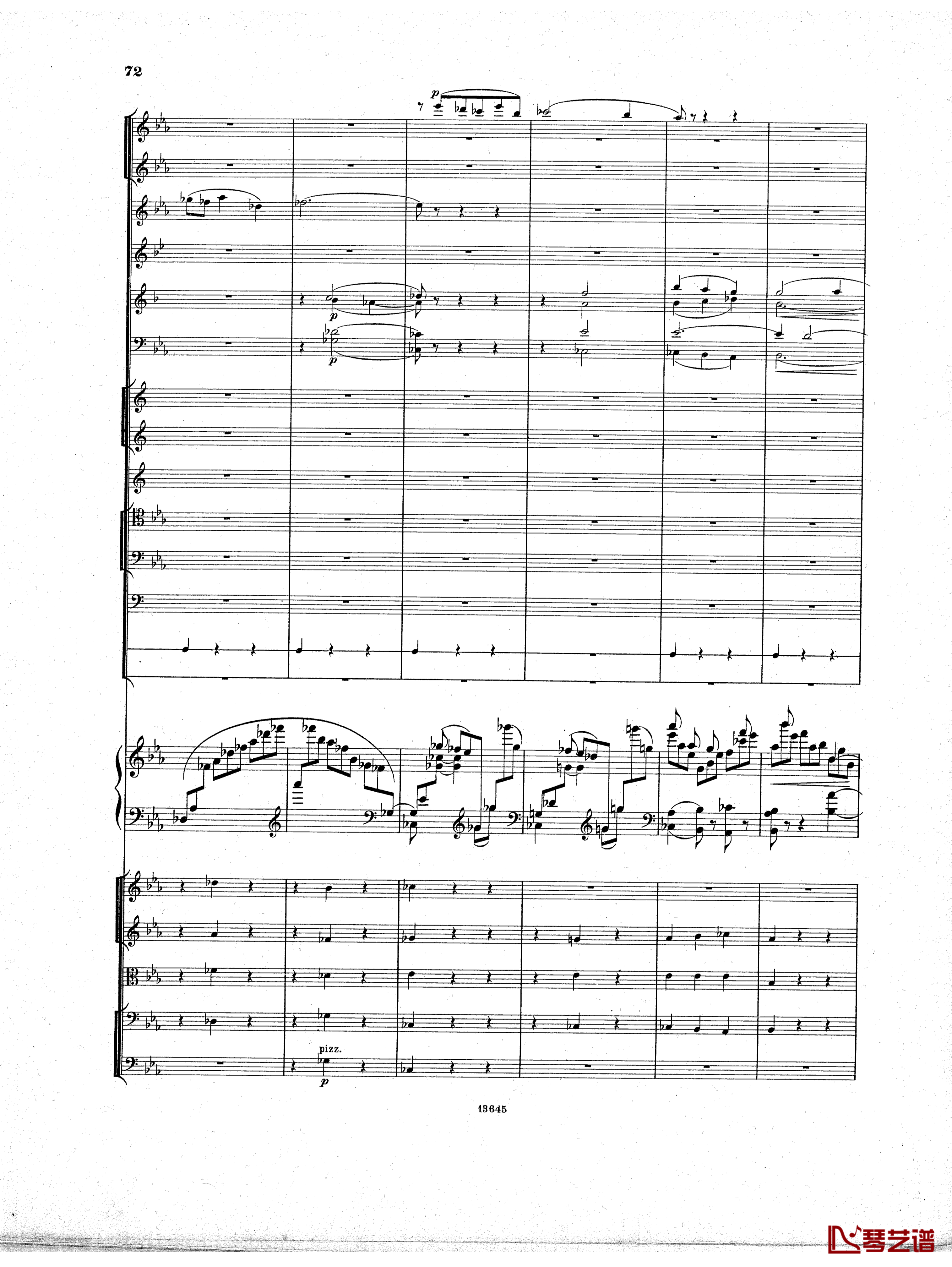 Lyapunov 降E小调第一钢琴协奏曲 Op.4钢琴谱-Lyapunov71