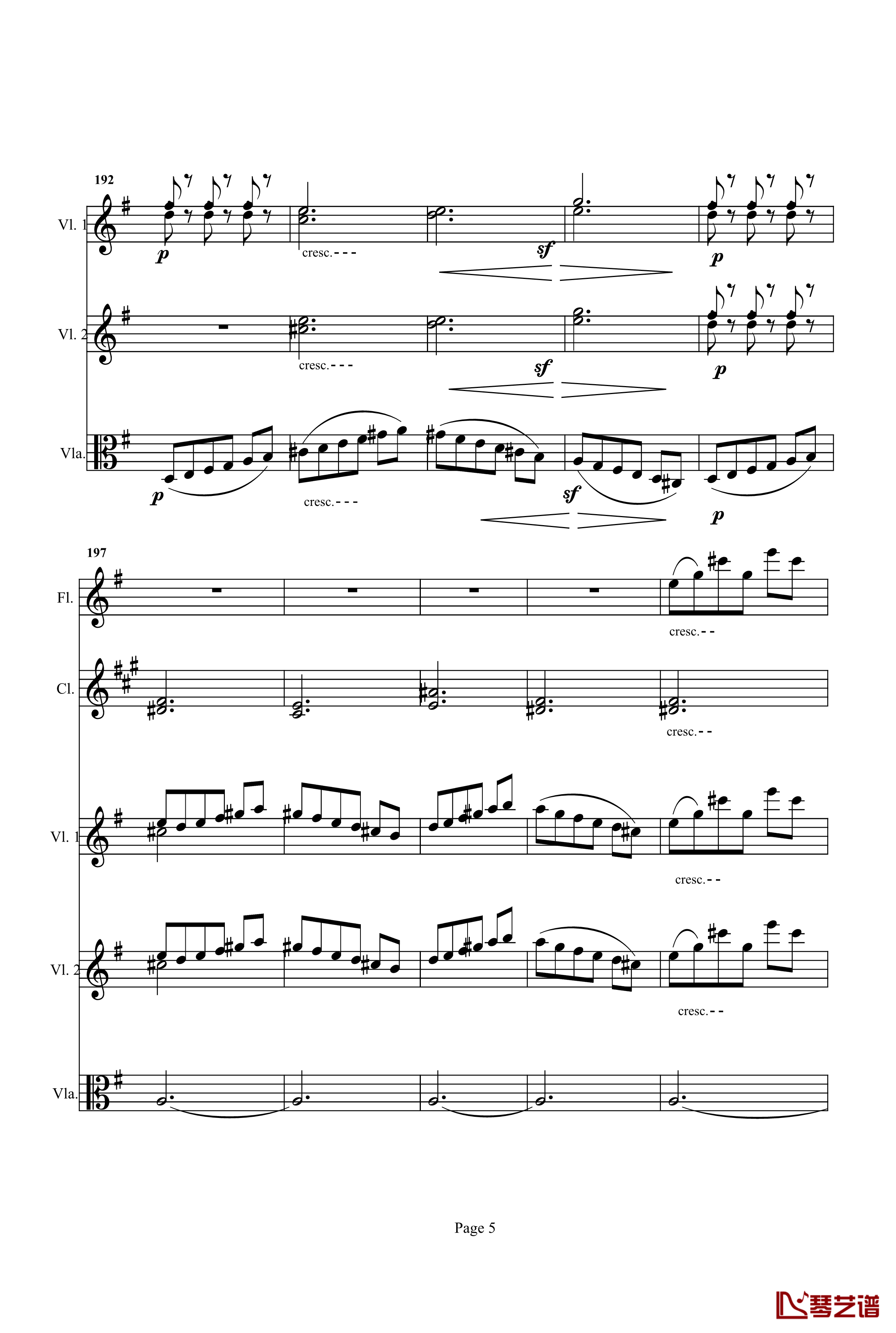 奏鸣曲之交响钢琴谱-第25首-Ⅰ-贝多芬-beethoven5