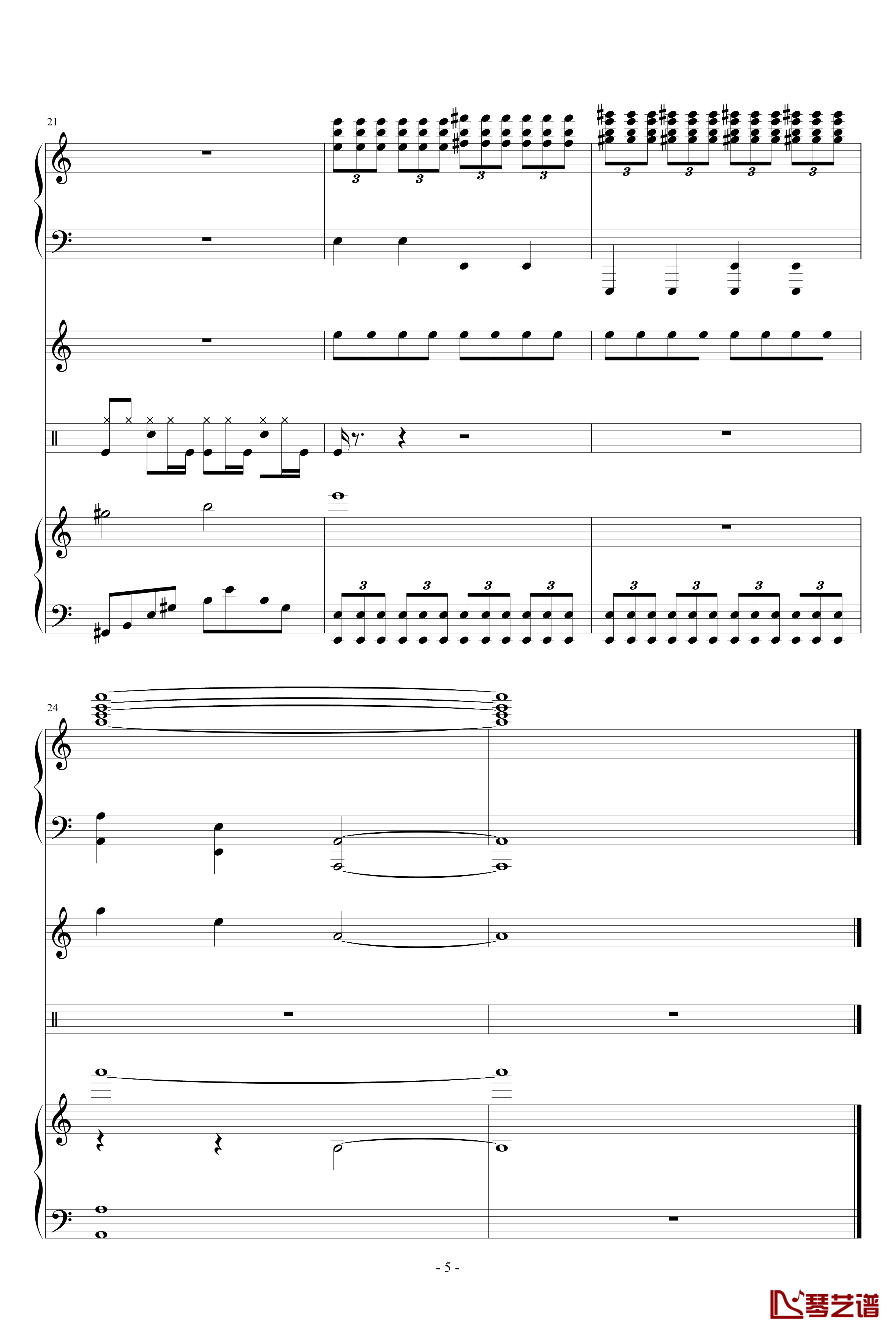 To Death钢琴谱-Ｓòrγy.5