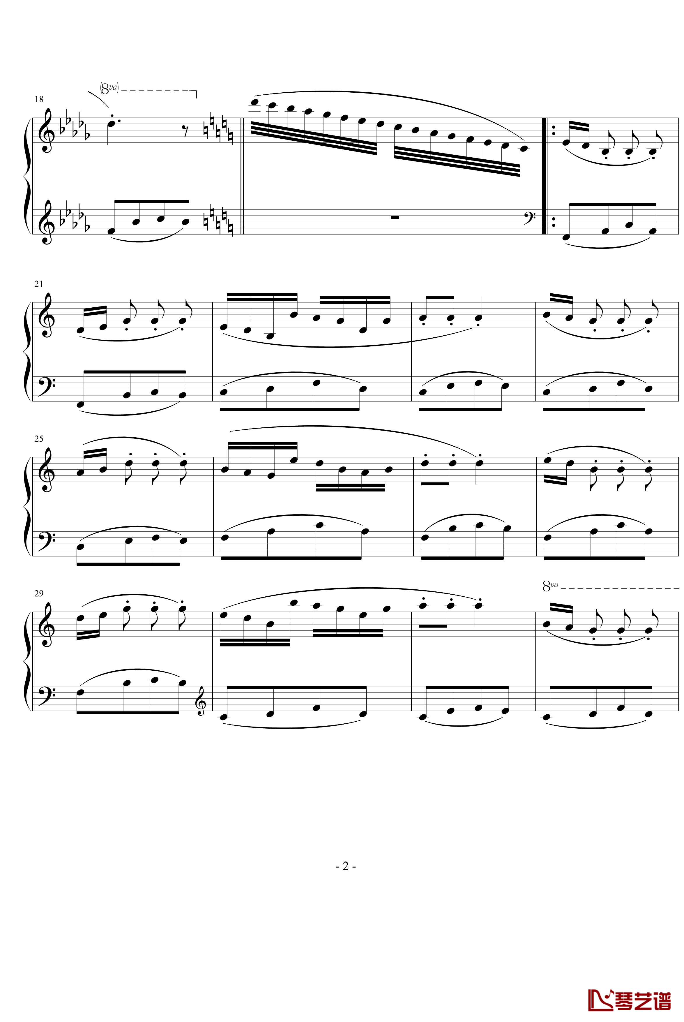 Capriccio钢琴谱-米俊乐2