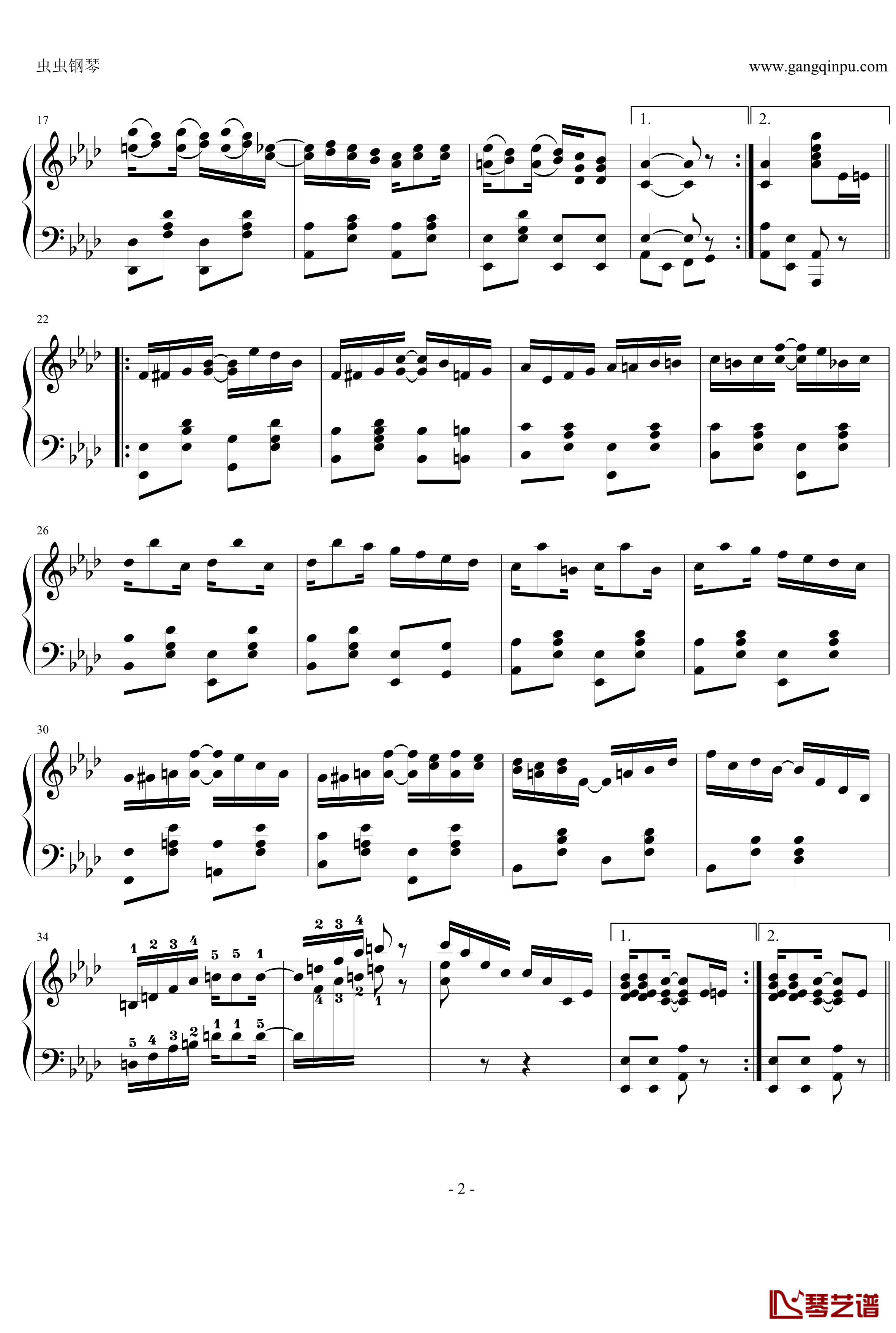 绝对强者钢琴谱-斯科特 乔普林2