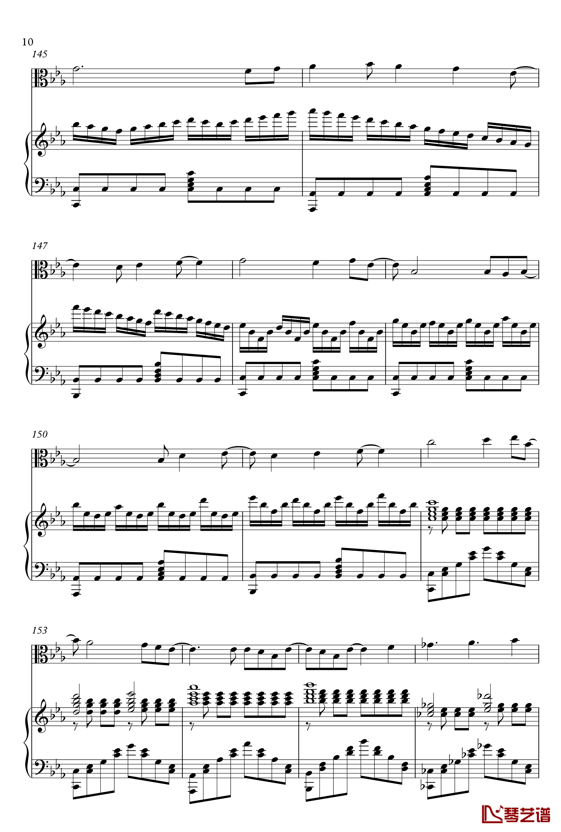 Brave Song钢琴谱-Angel Beats! ED-Animenz-piano + viola10