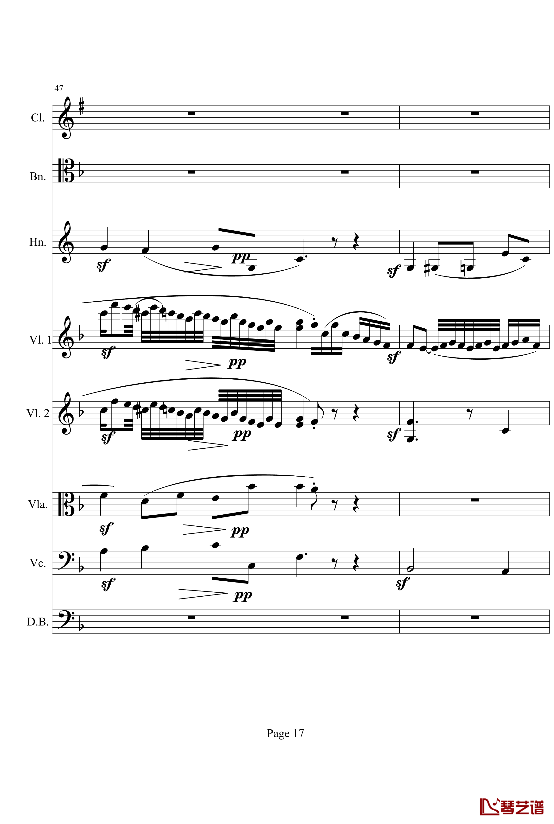 奏鸣曲之交响钢琴谱-第1首-Ⅱ-贝多芬-beethoven17