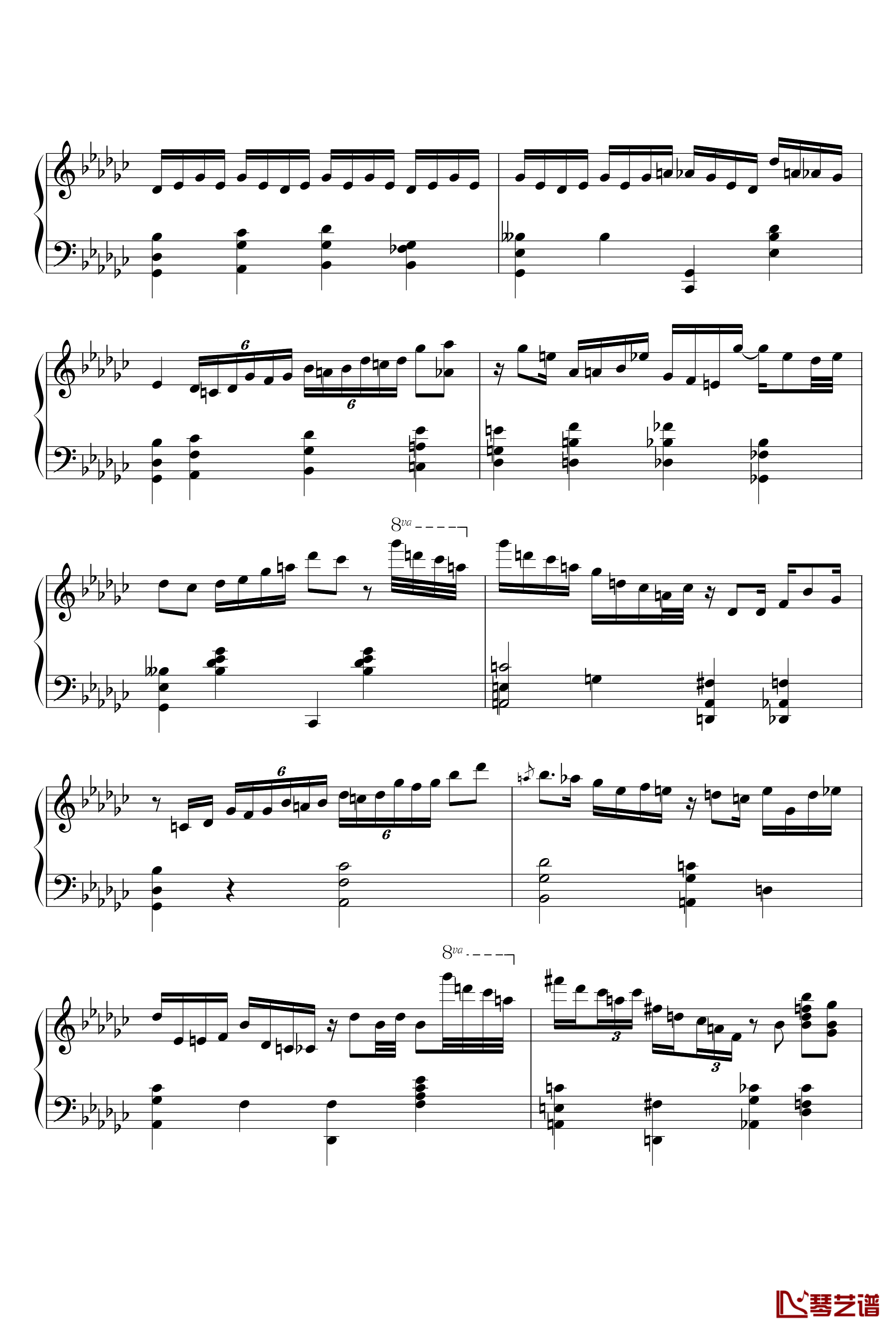 St.Louis Blues钢琴谱-Art Tatum6