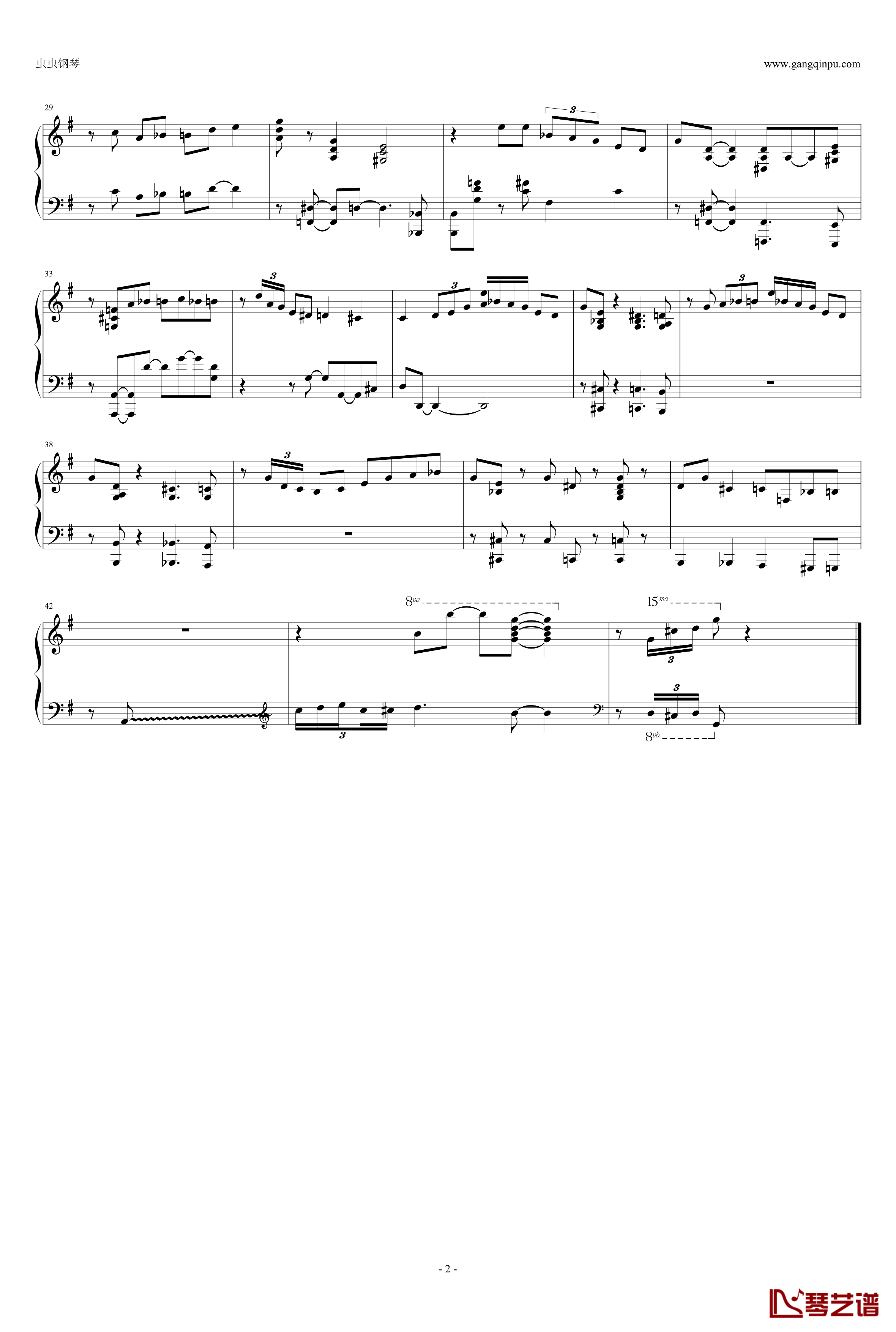 Concerto for Cootie钢琴谱-独奏-Duke Ellington2