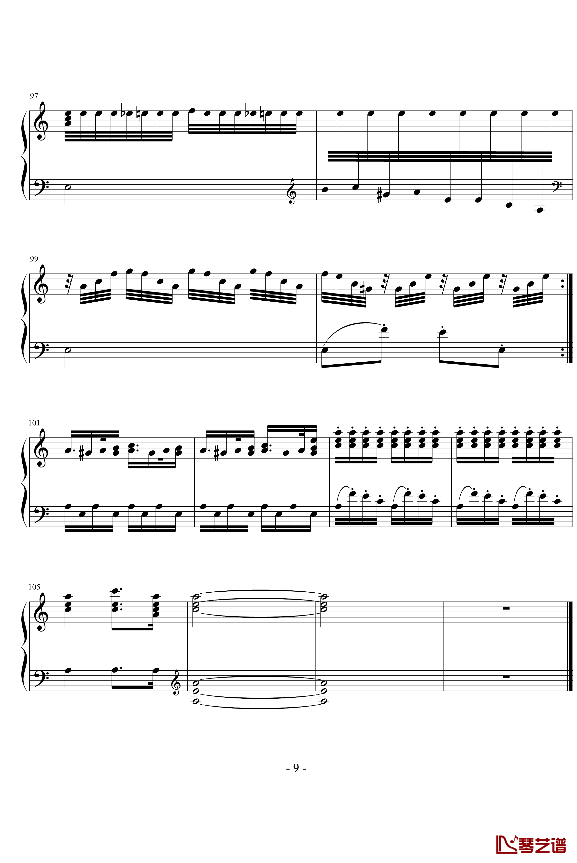 Pianto Dell Amante钢琴谱-未知分类9