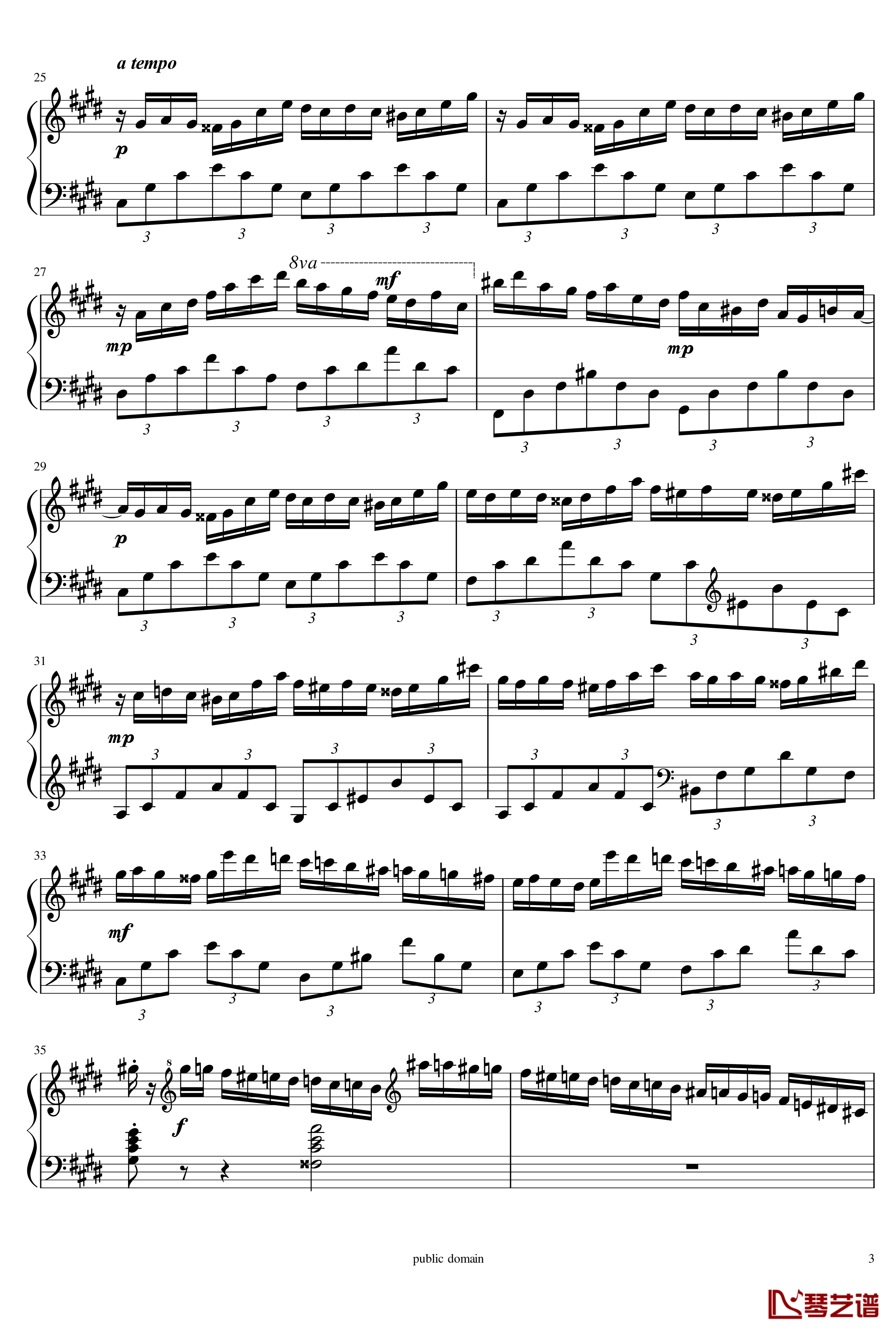 Fantaisie-Impromptu Op.66-肖邦钢琴谱-chopin3