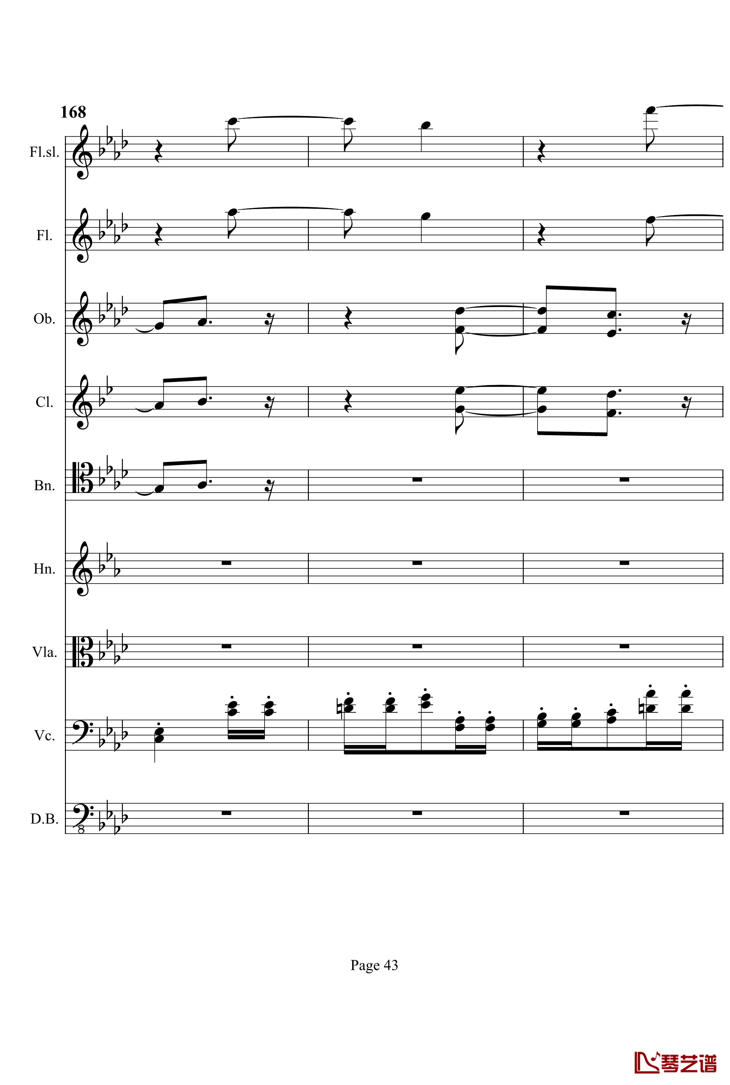 奏鸣曲之交响钢琴谱-第12首-Ⅰ-贝多芬-beethoven43